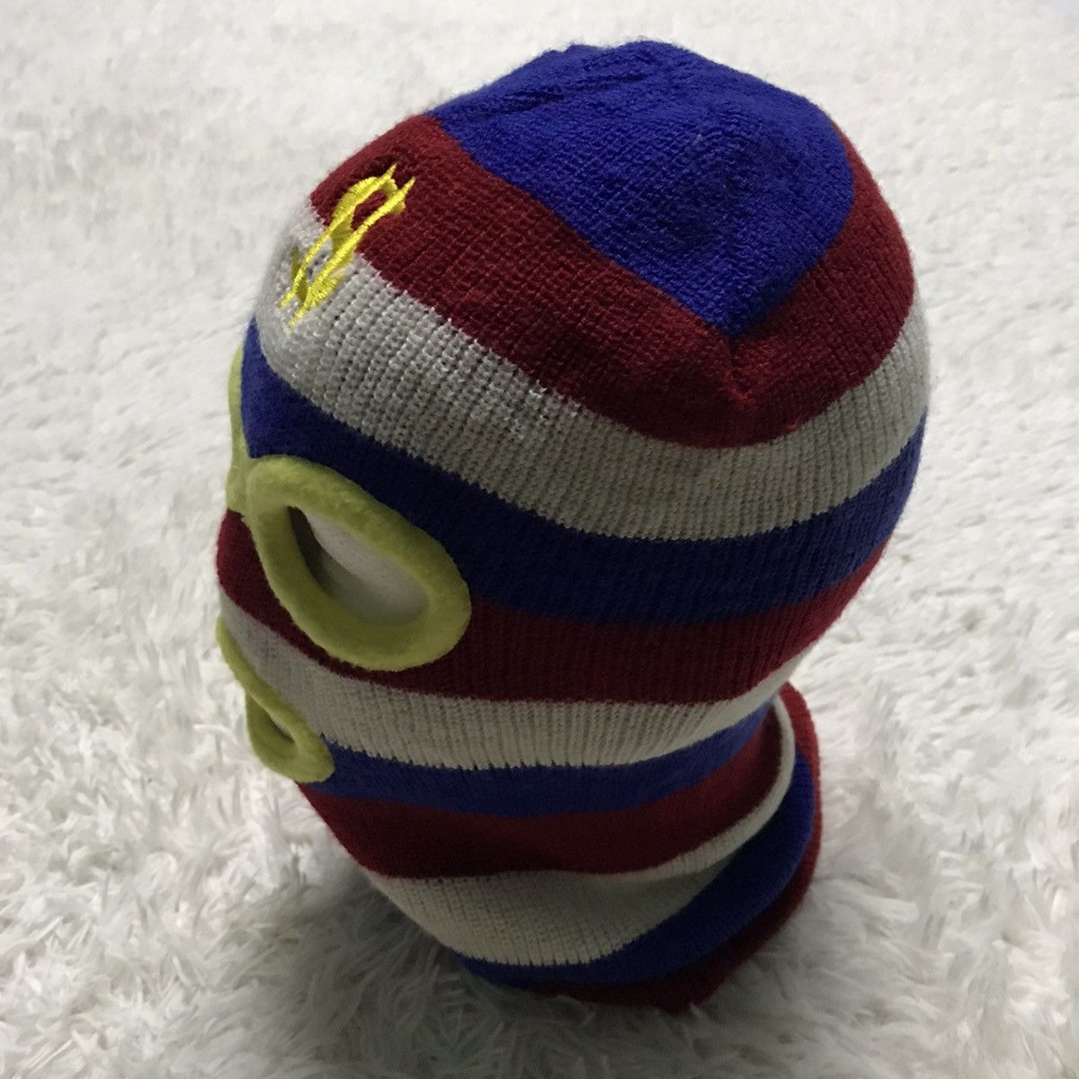 Japanese Brand Rare Face beanie hat snow cap balaclava design Size ONE SIZE - 4 Thumbnail