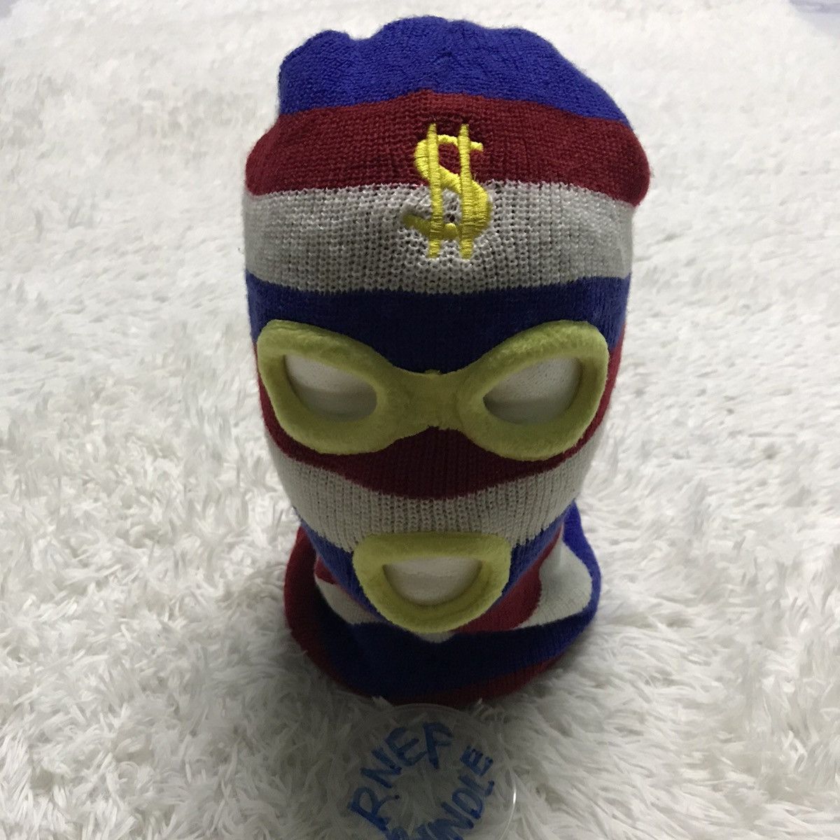 Japanese Brand Rare Face beanie hat snow cap balaclava design Size ONE SIZE - 1 Thumbnail