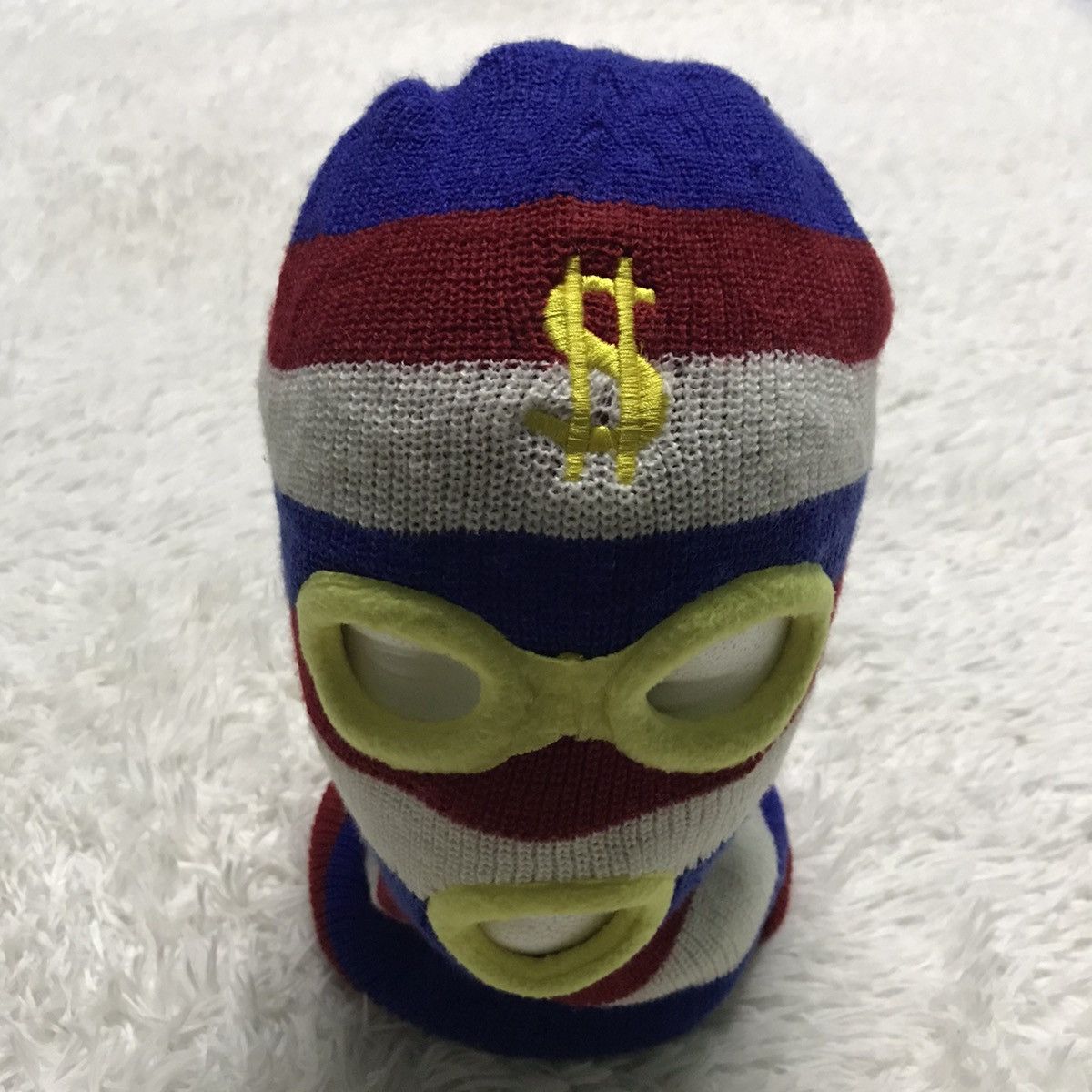 Japanese Brand Rare Face beanie hat snow cap balaclava design Size ONE SIZE - 2 Thumbnail
