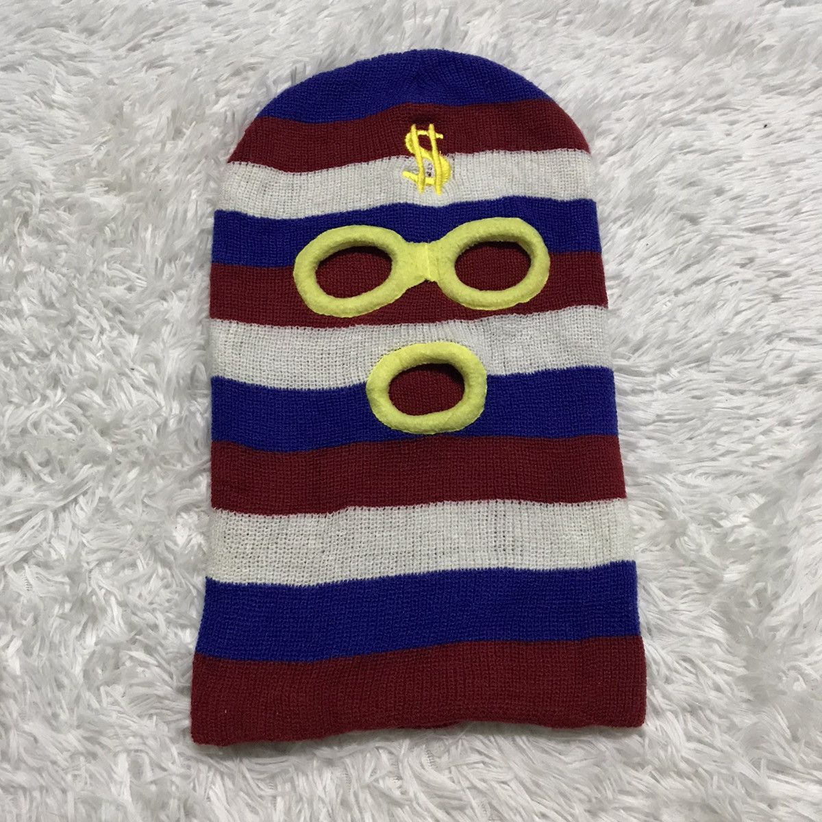 Japanese Brand Rare Face beanie hat snow cap balaclava design Size ONE SIZE - 6 Thumbnail