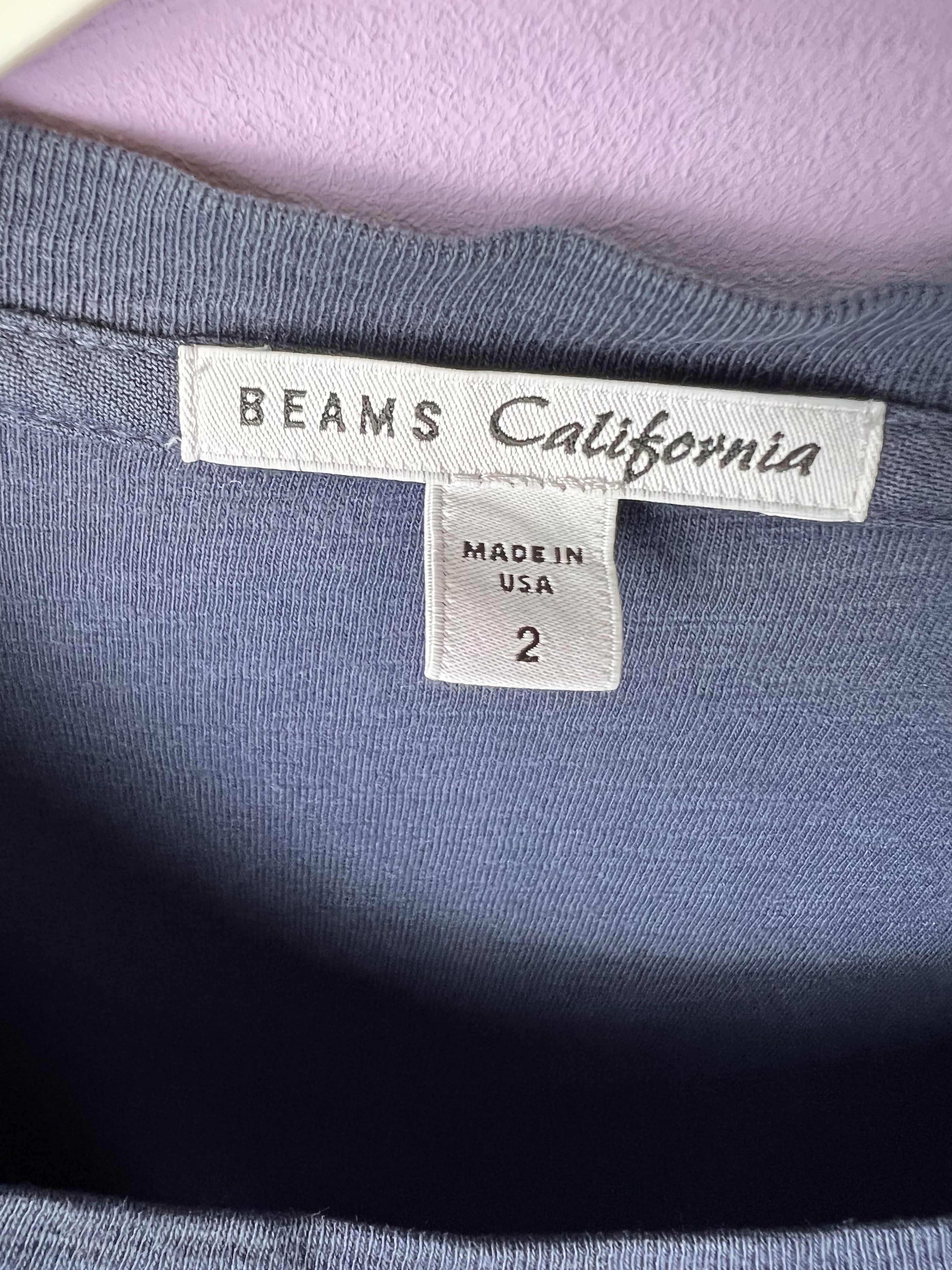 Beams Plus 🔥Vintage Beams California Pocket Long Sleeves Tees Size US M / EU 48-50 / 2 - 7 Thumbnail
