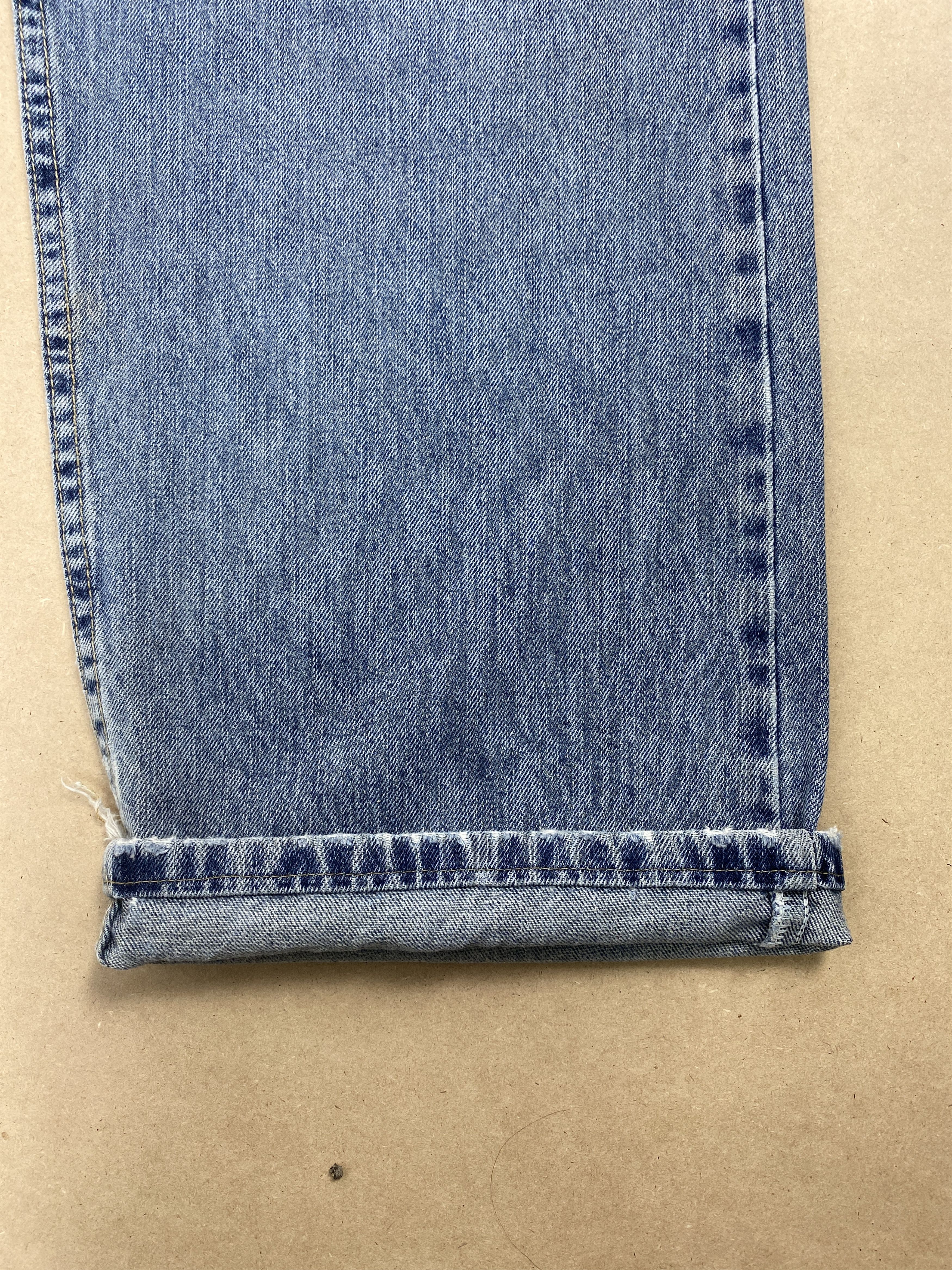 Lee Vintage Lee Straight Cut Distressed Mid Wash Jeans Size US 41 - 4 Thumbnail