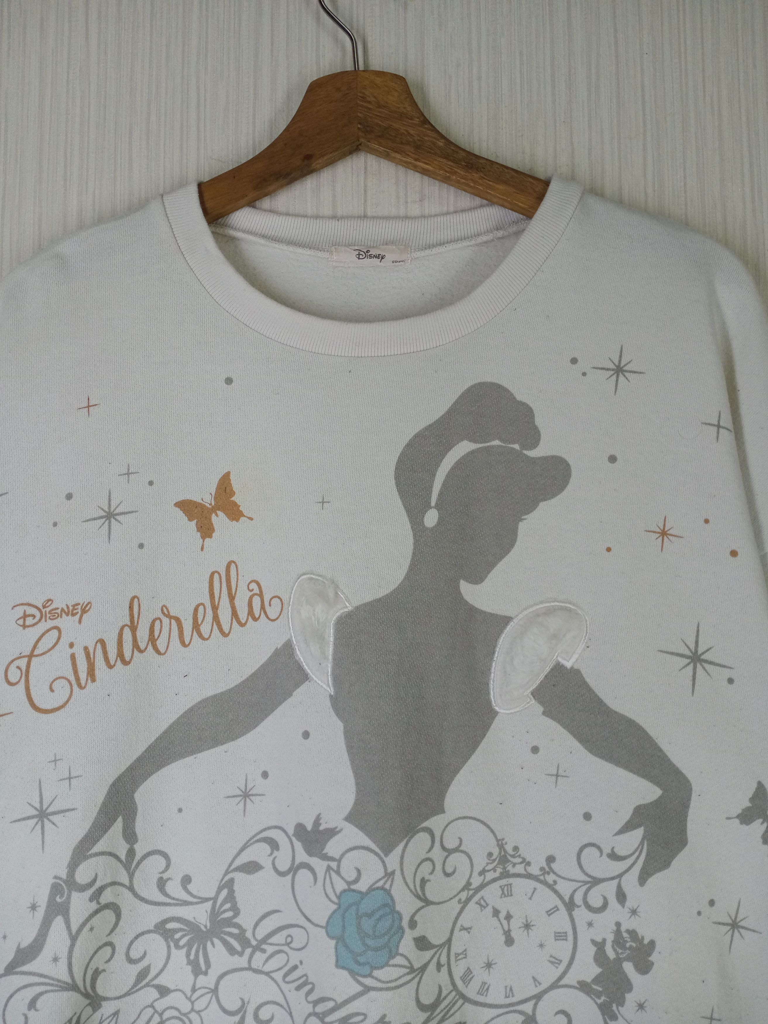 Cartoon Network Rare Vintage Cinderella Cartoon Disney Fullprint Sweatshirt Size US M / EU 48-50 / 2 - 4 Thumbnail