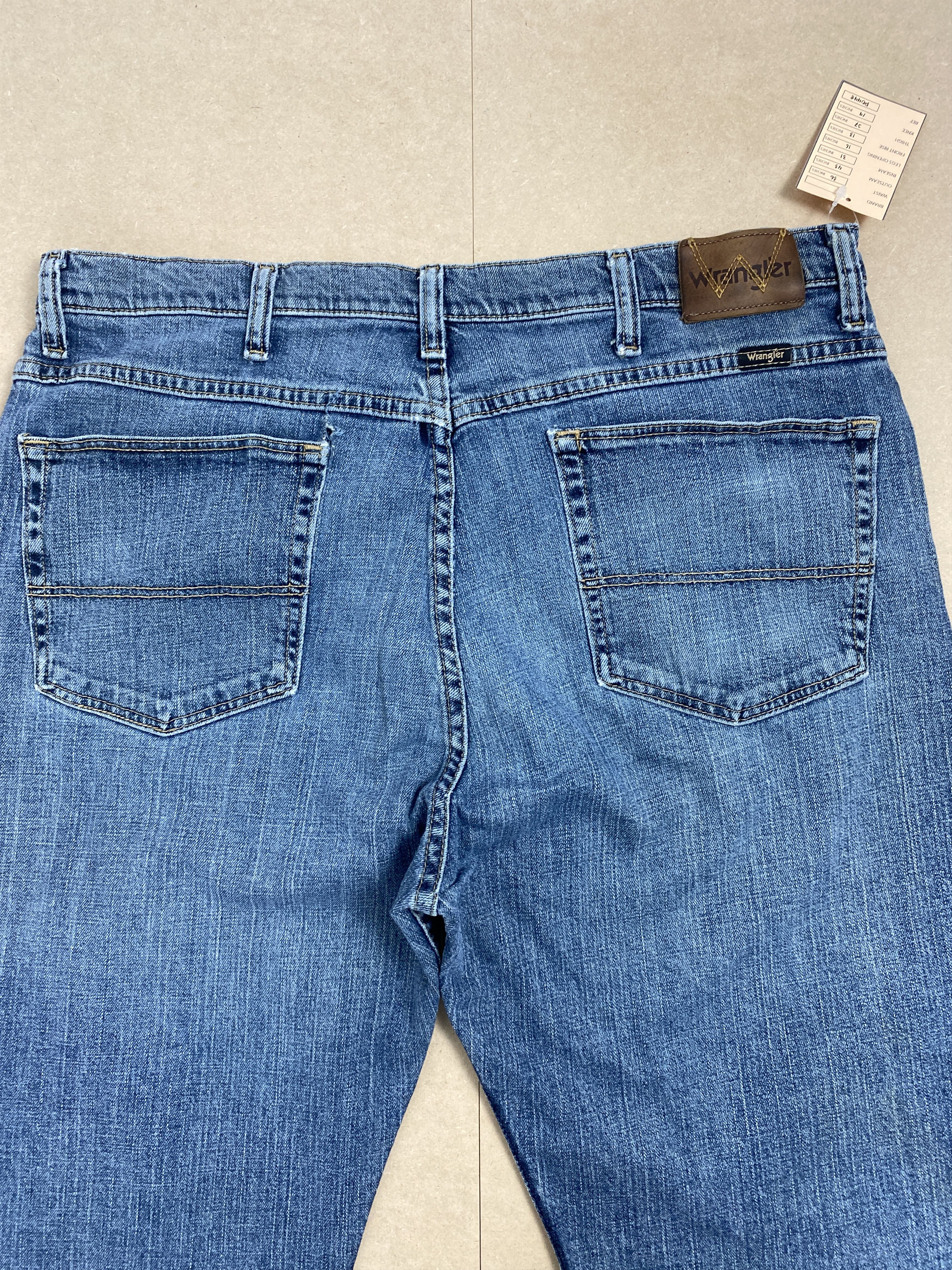 Vintage Vintage Wrangler Slim Fit Faded Blue Jeans Size US 36 / EU 52 - 6 Thumbnail