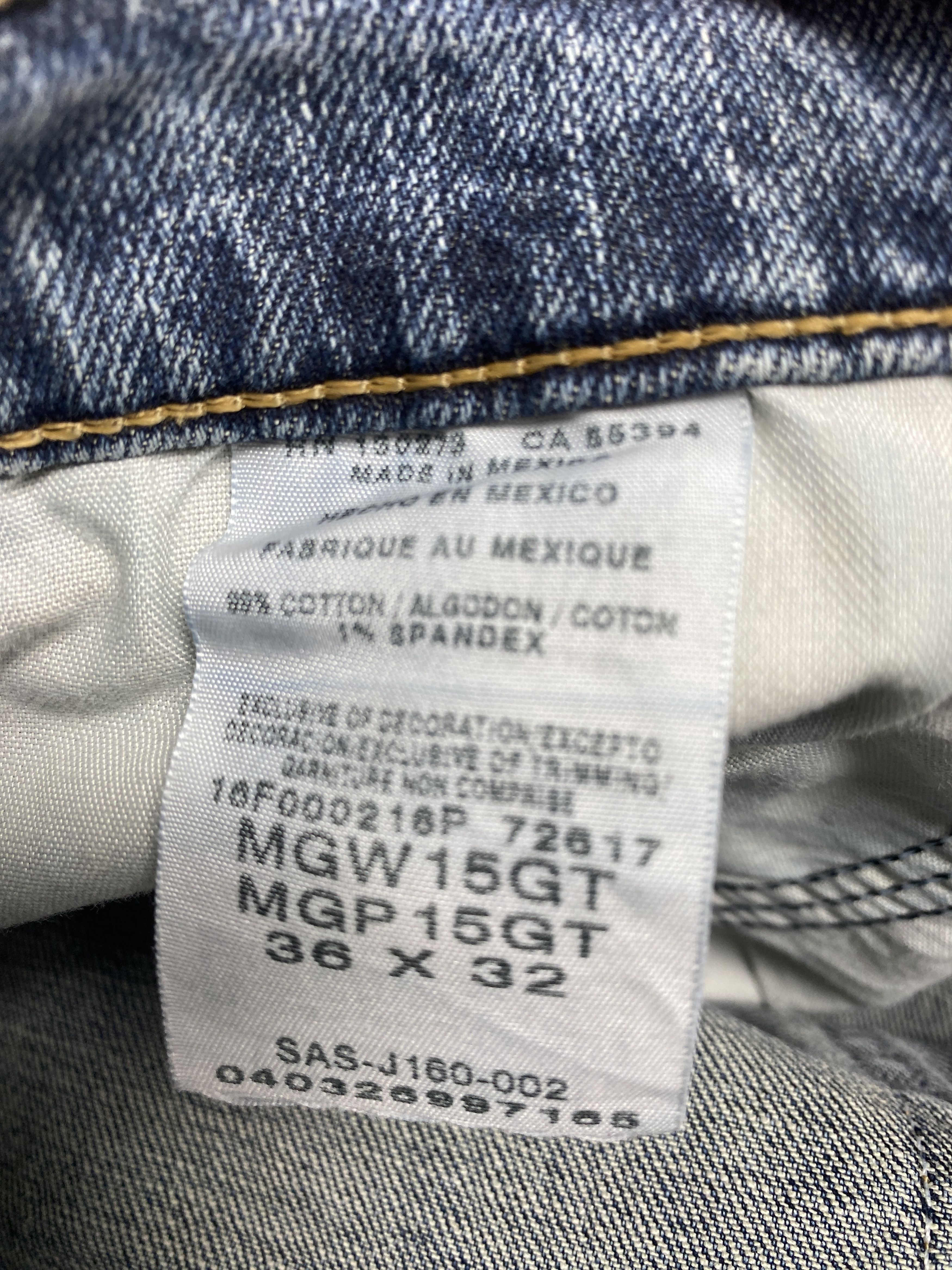 Vintage Vintage Wrangler Slim Fit Faded Blue Jeans Size US 36 / EU 52 - 9 Thumbnail
