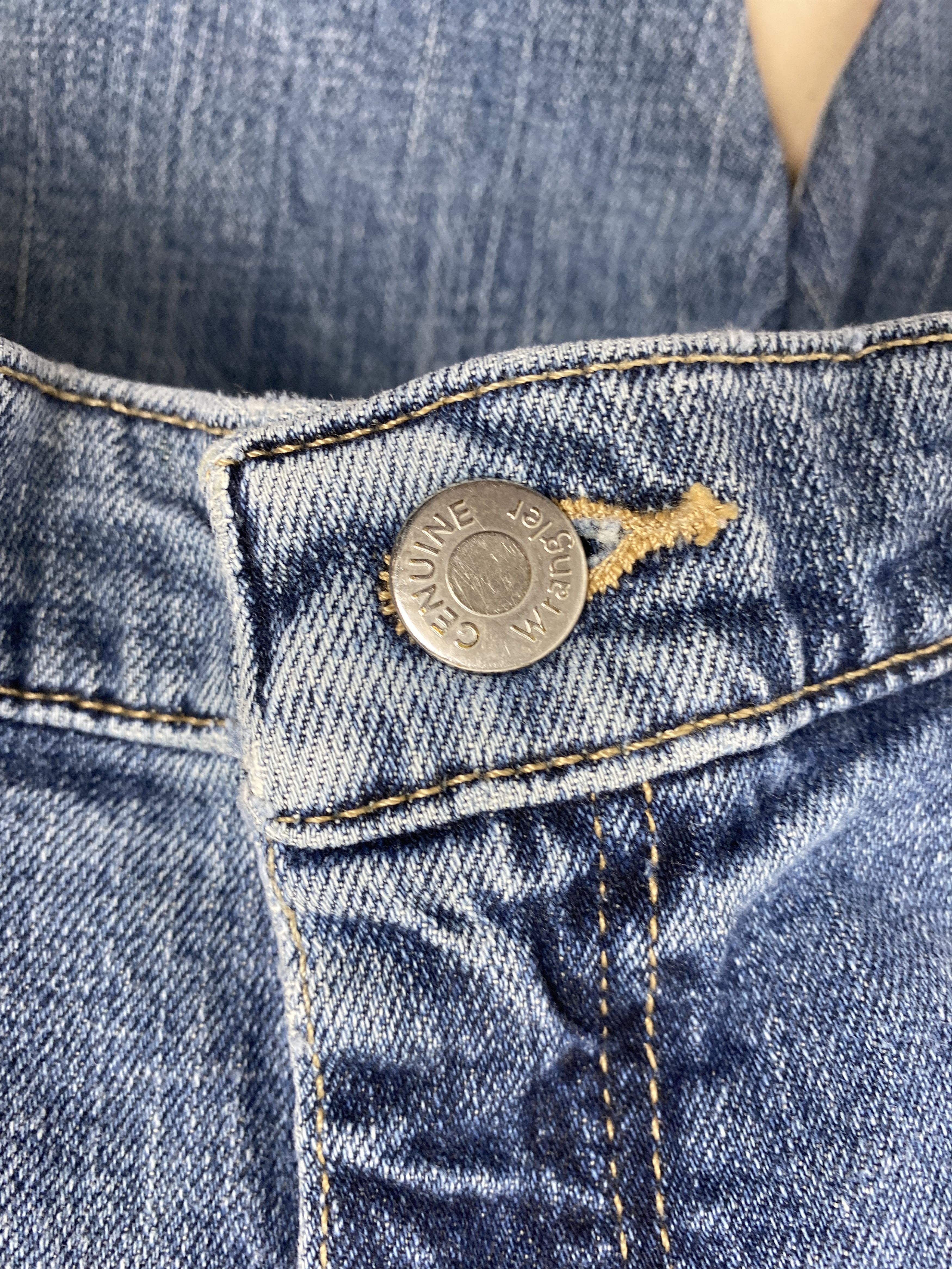 Vintage Vintage Wrangler Slim Fit Faded Blue Jeans Size US 36 / EU 52 - 12 Thumbnail