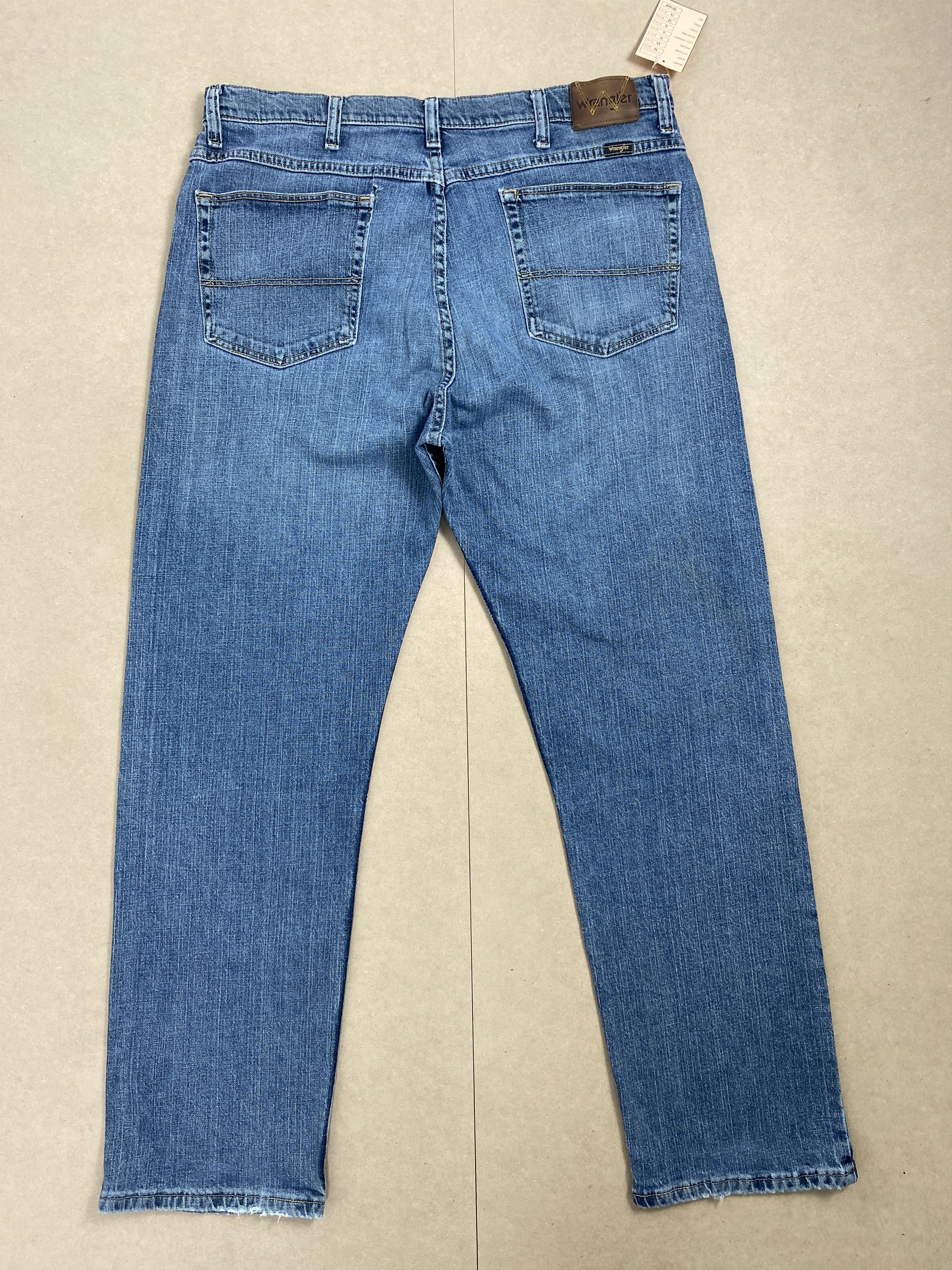 Vintage Vintage Wrangler Slim Fit Faded Blue Jeans Size US 36 / EU 52 - 5 Thumbnail