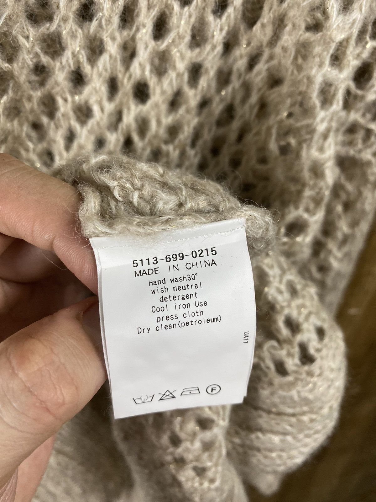 Vintage Lotta Love mesh net crochet japan sexy Knitwear #Z051 Size M / US 6-8 / IT 42-44 - 8 Thumbnail