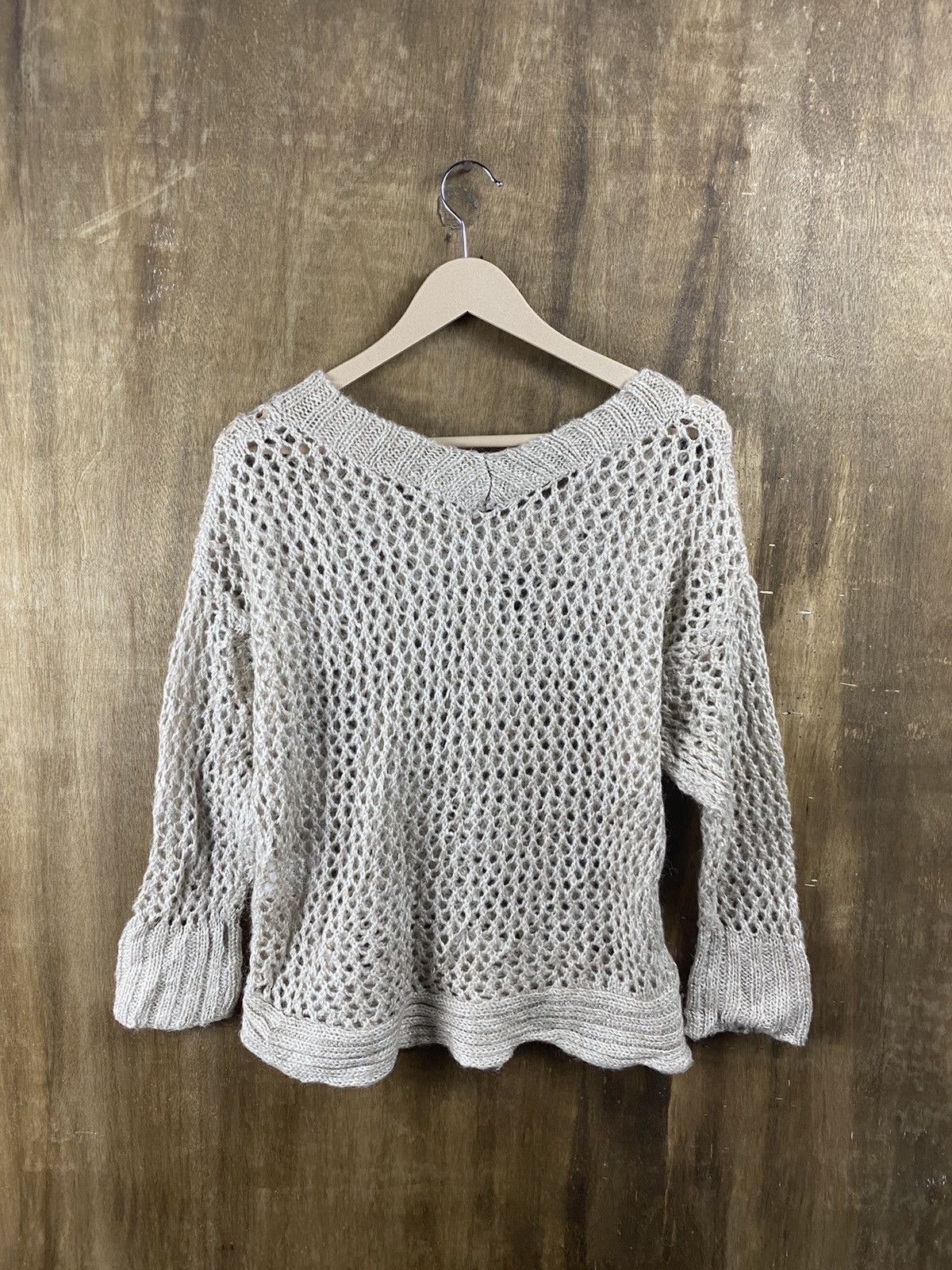Vintage Lotta Love mesh net crochet japan sexy Knitwear #Z051 Size M / US 6-8 / IT 42-44 - 9 Thumbnail