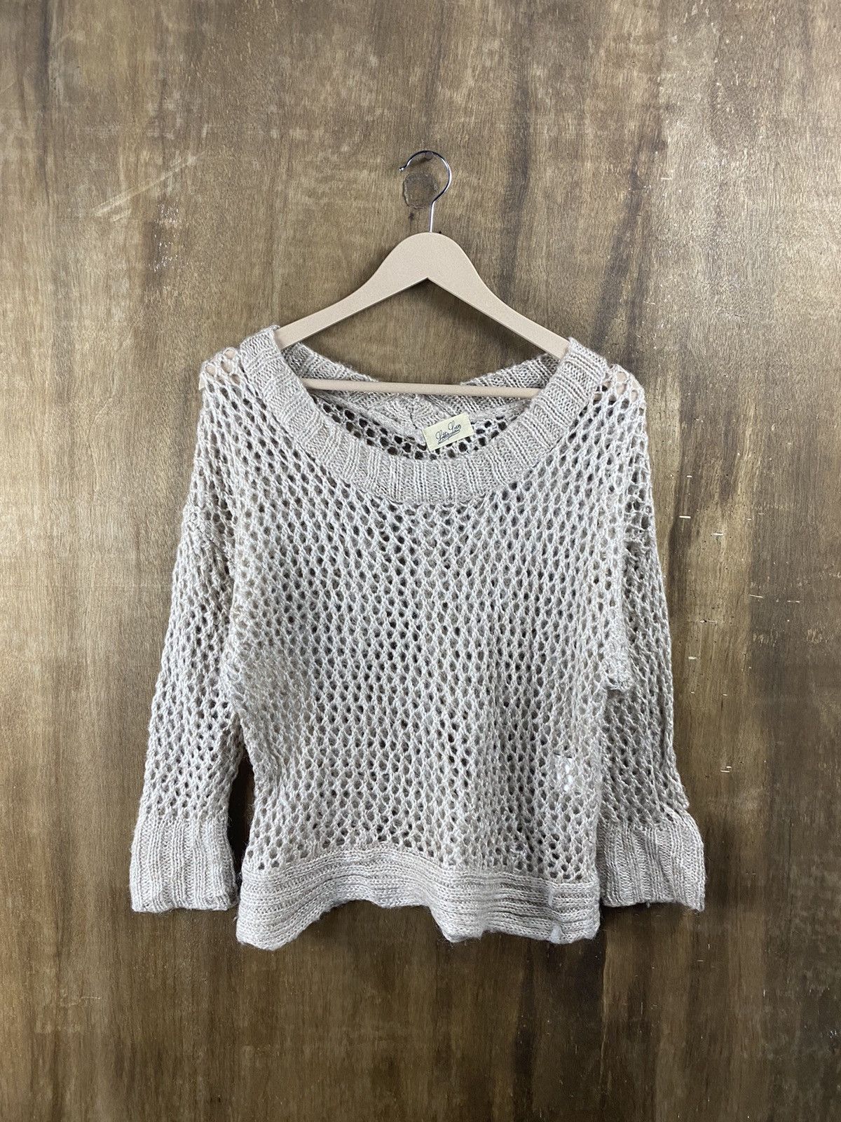 Vintage Lotta Love mesh net crochet japan sexy Knitwear #Z051 Size M / US 6-8 / IT 42-44 - 1 Thumbnail