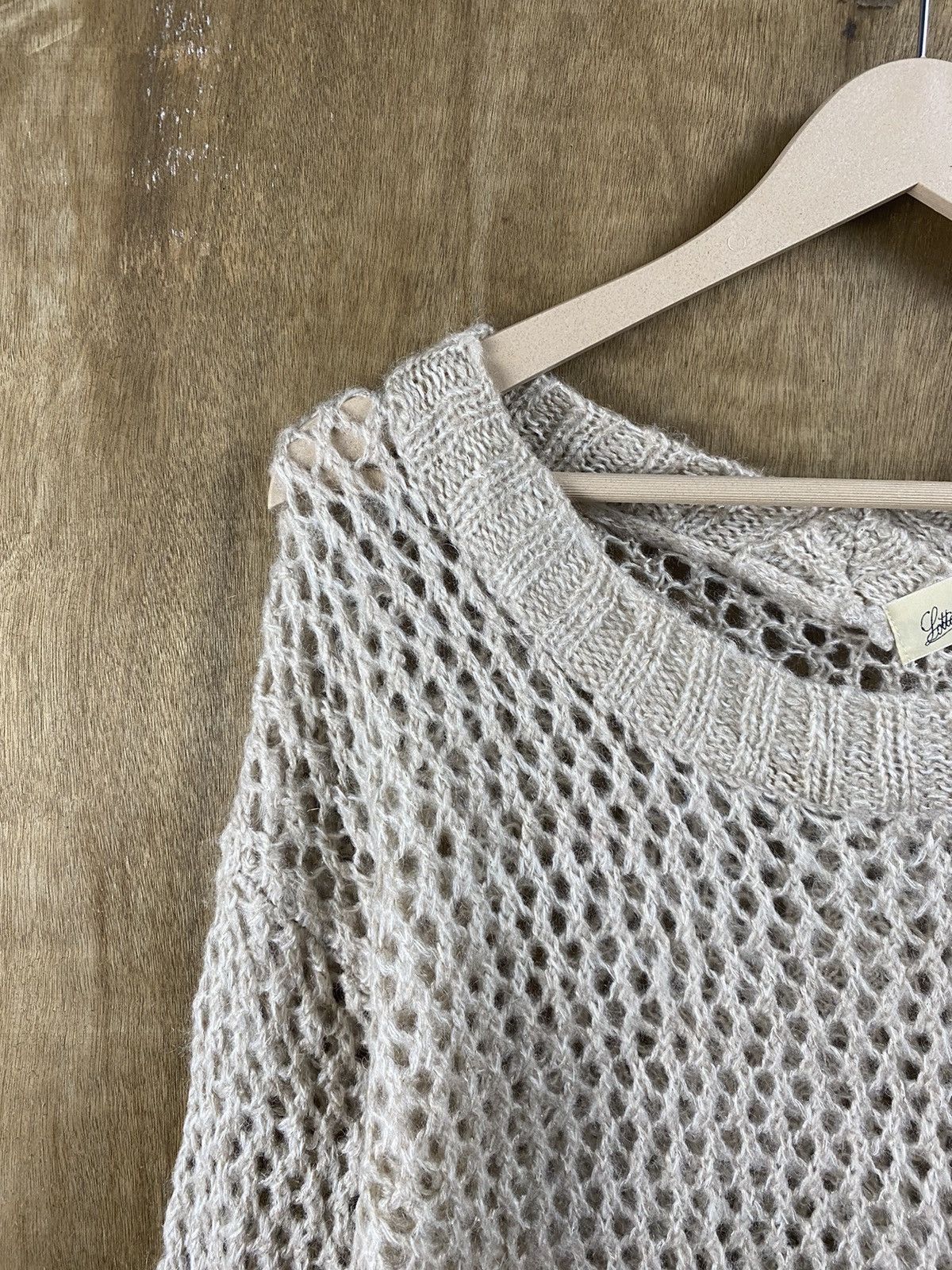 Vintage Lotta Love mesh net crochet japan sexy Knitwear #Z051 Size M / US 6-8 / IT 42-44 - 4 Thumbnail