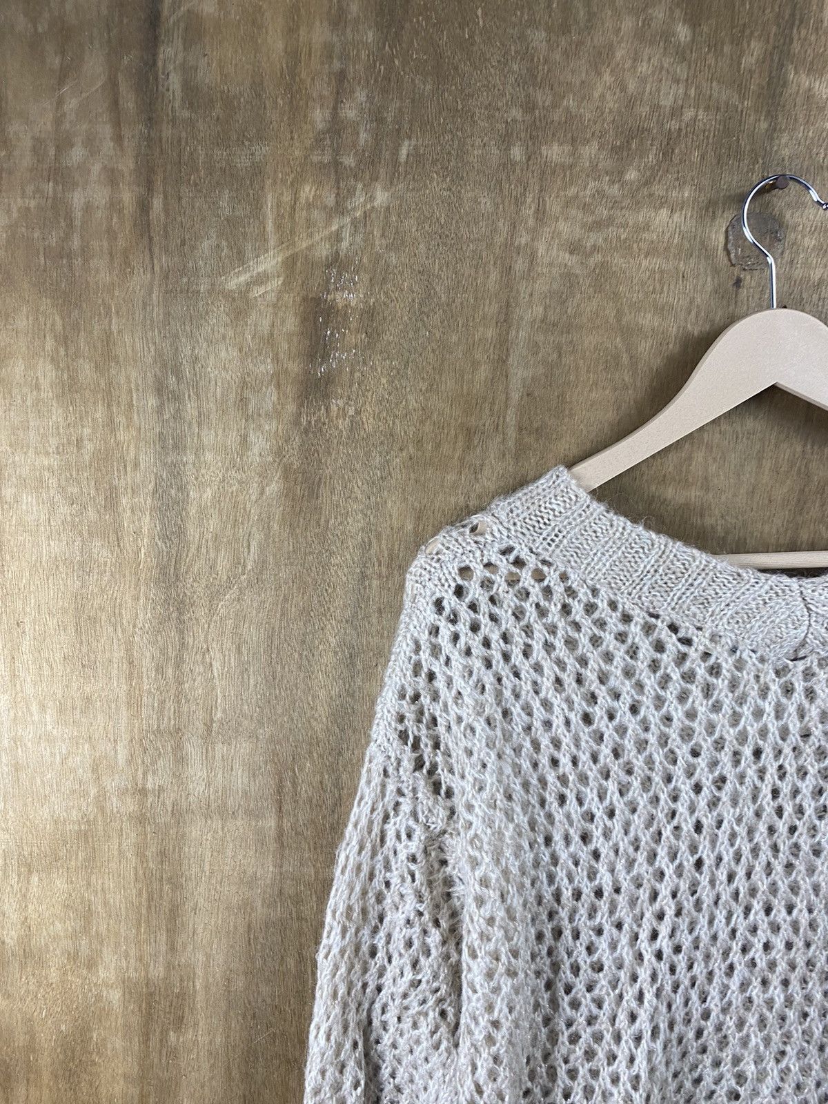 Vintage Lotta Love mesh net crochet japan sexy Knitwear #Z051 Size M / US 6-8 / IT 42-44 - 10 Thumbnail