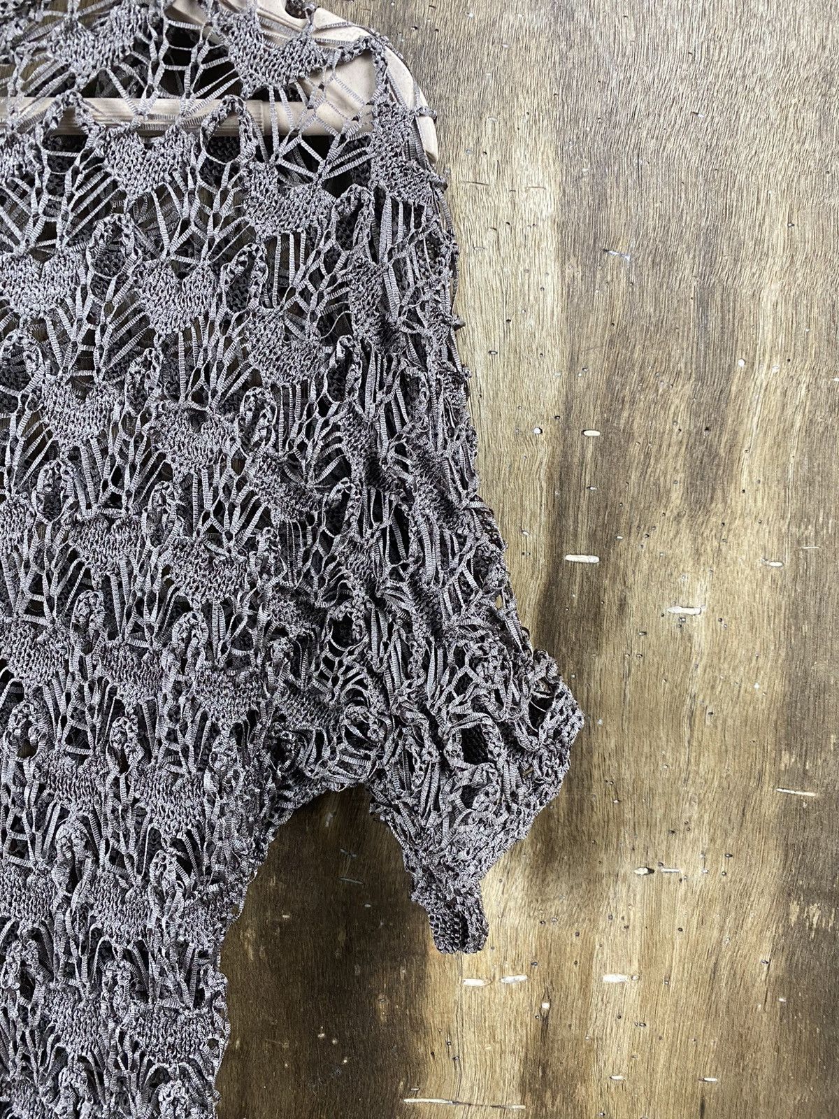 Homespun Knitwear × Japanese Brand Lis Crochet mesh net sexy Homespun Japanese Knitwear #Z058 Size S / US 4 / IT 40 - 8 Thumbnail