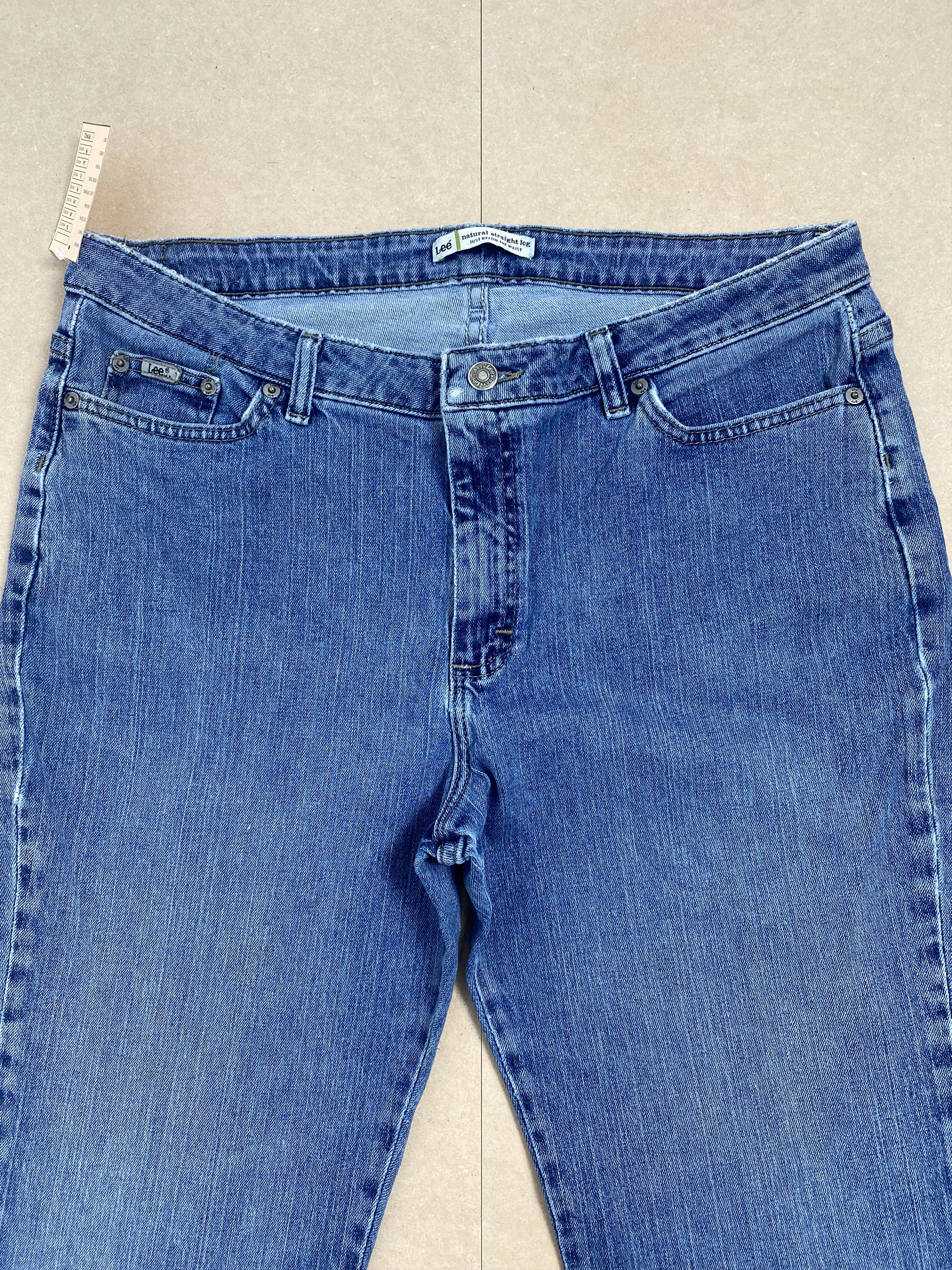 Lee Vintage Lee Straight Cut Blue Jeans Size 36" / US 14 / IT 50 - 2 Thumbnail