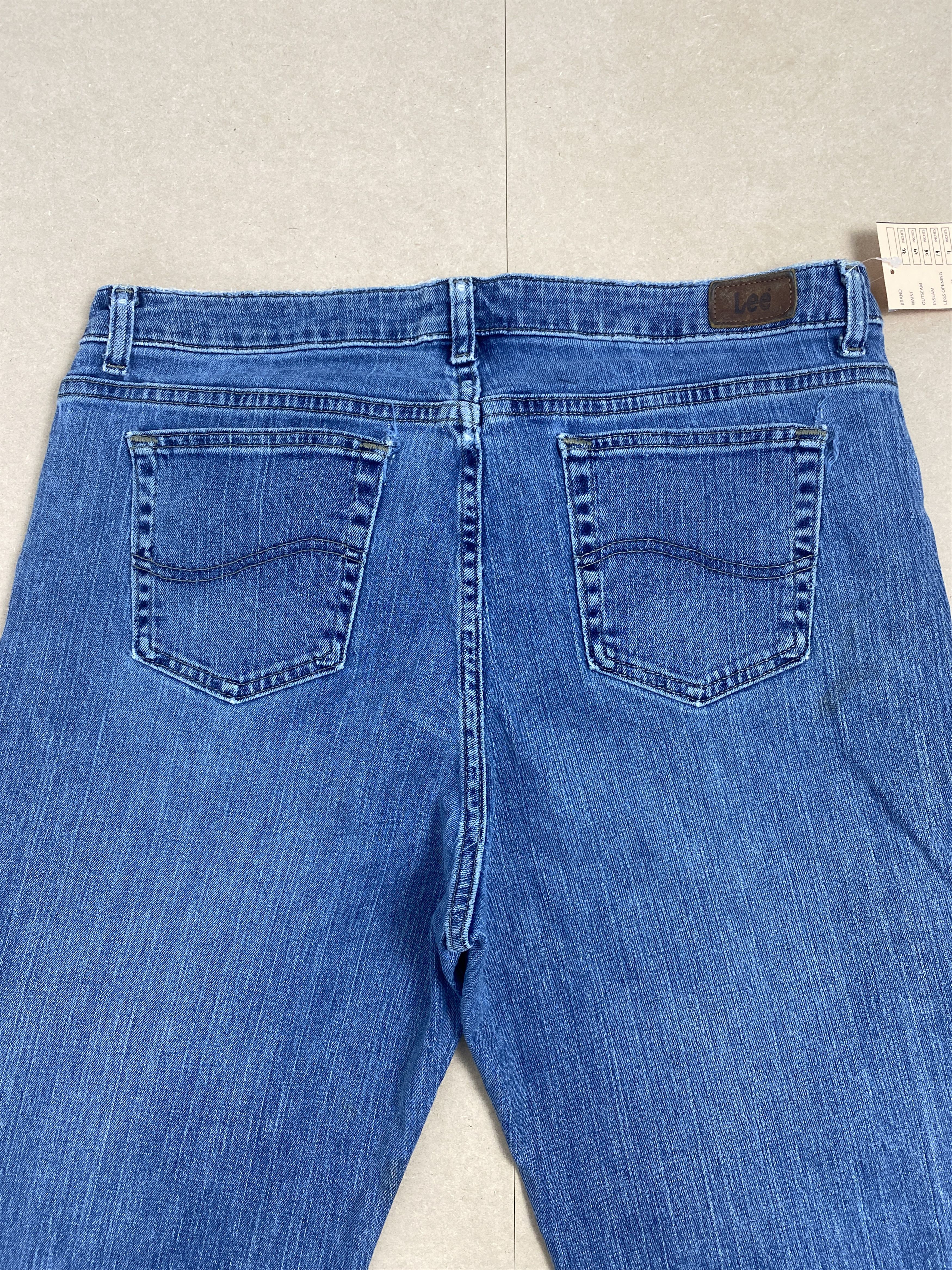 Lee Vintage Lee Straight Cut Blue Jeans Size 36" / US 14 / IT 50 - 6 Thumbnail