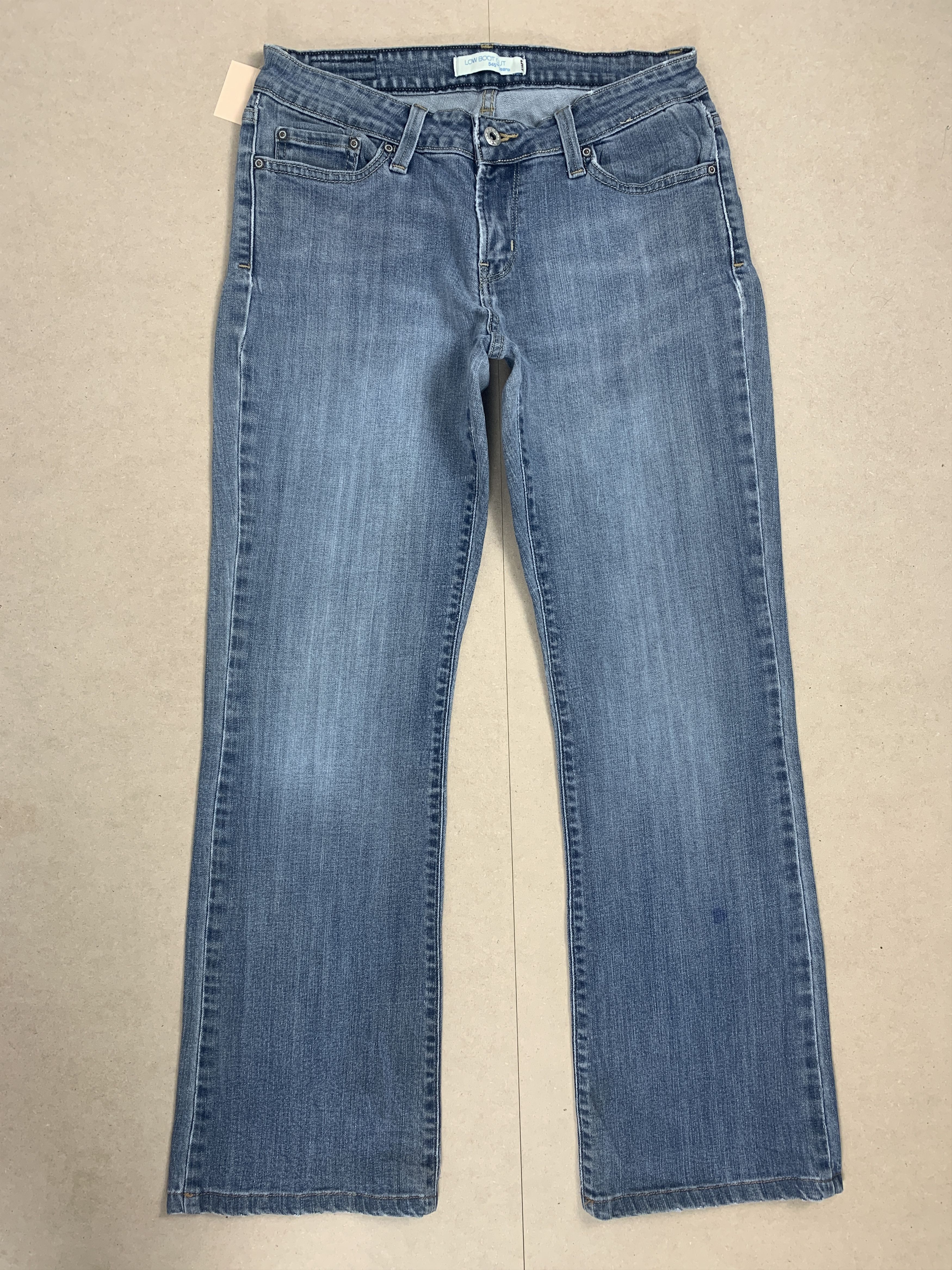 Levi's Vintage Levis 545 Boot Cut Distressed Faded Blue Wash Jeans Size 29" - 1 Thumbnail