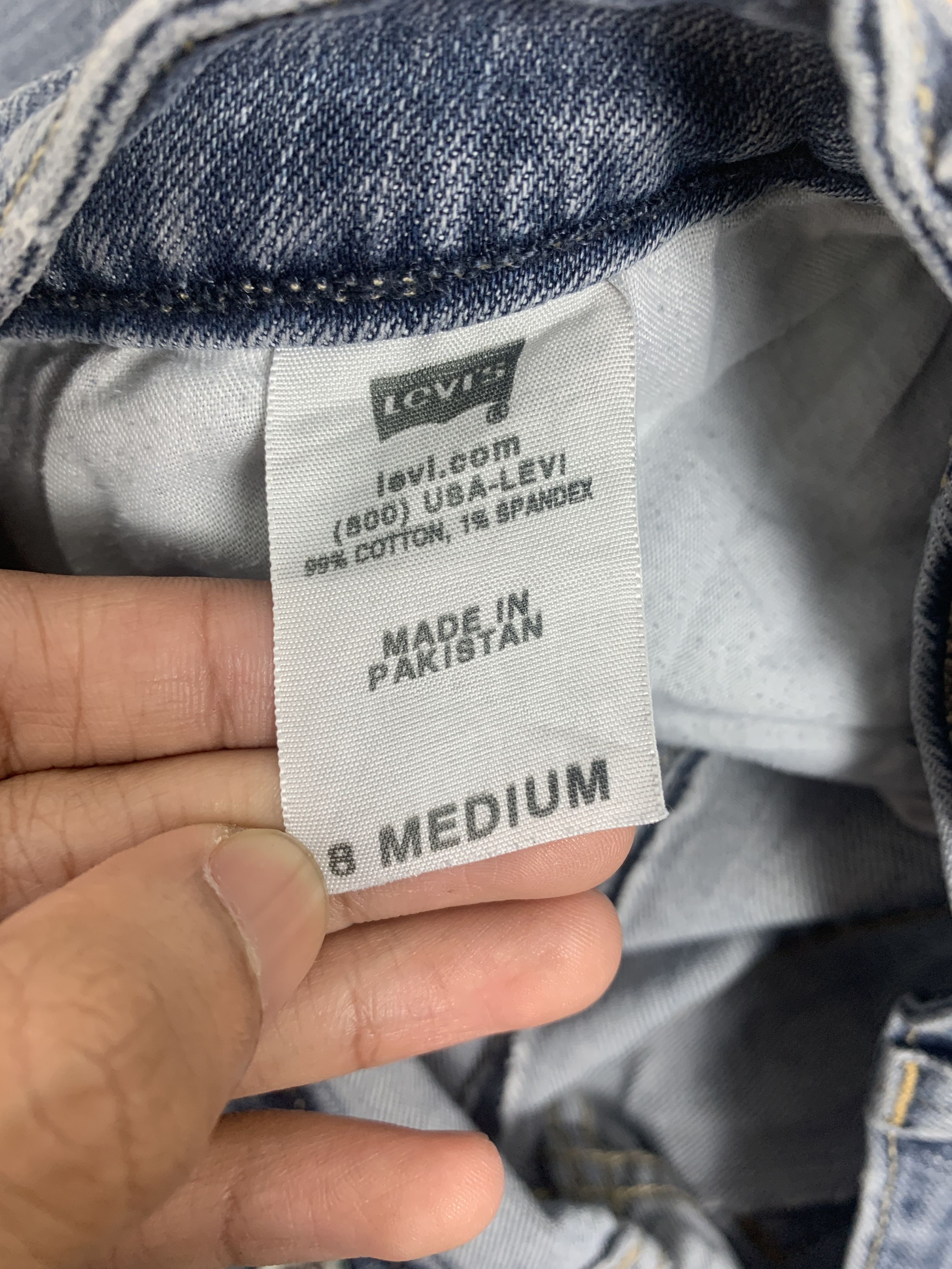Levi's Vintage Levis 545 Boot Cut Distressed Faded Blue Wash Jeans Size 29" - 14 Thumbnail