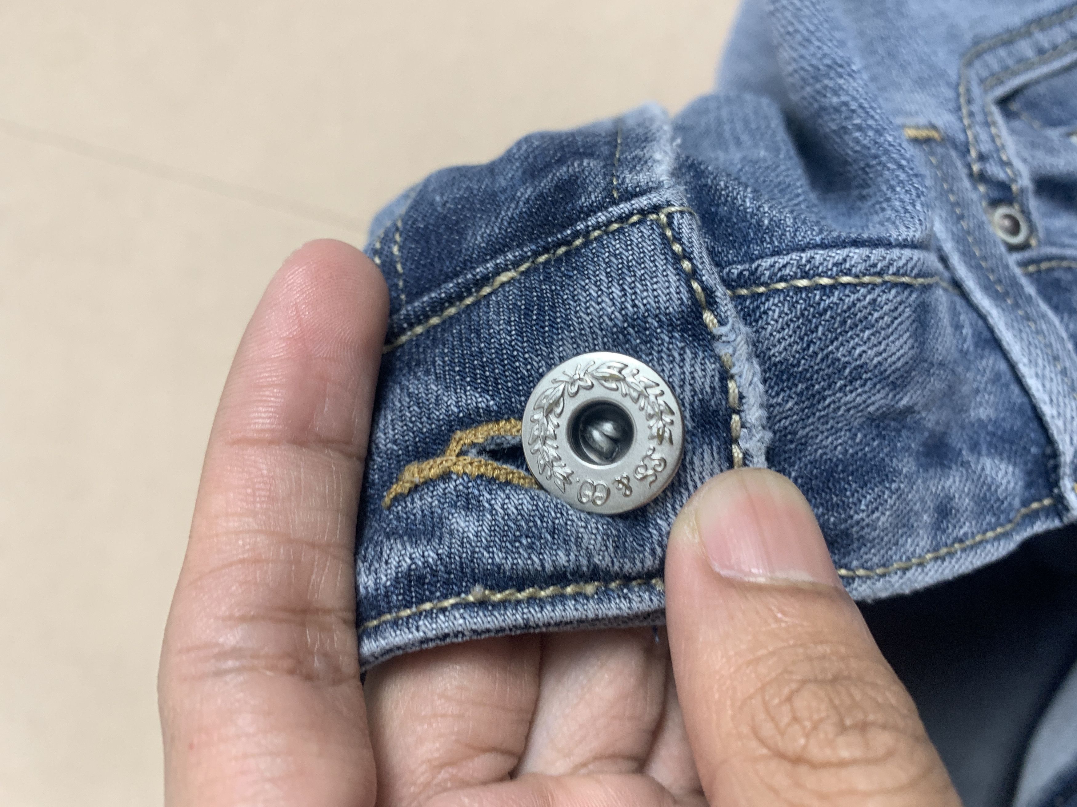 Levi's Vintage Levis 545 Boot Cut Distressed Faded Blue Wash Jeans Size 29" - 17 Thumbnail