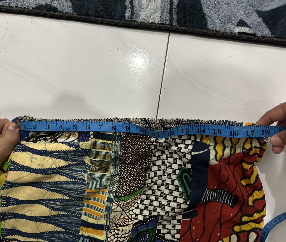 Vintage VTG Mens Patchwork Inspired By Boho Size US 33 - 7 Thumbnail