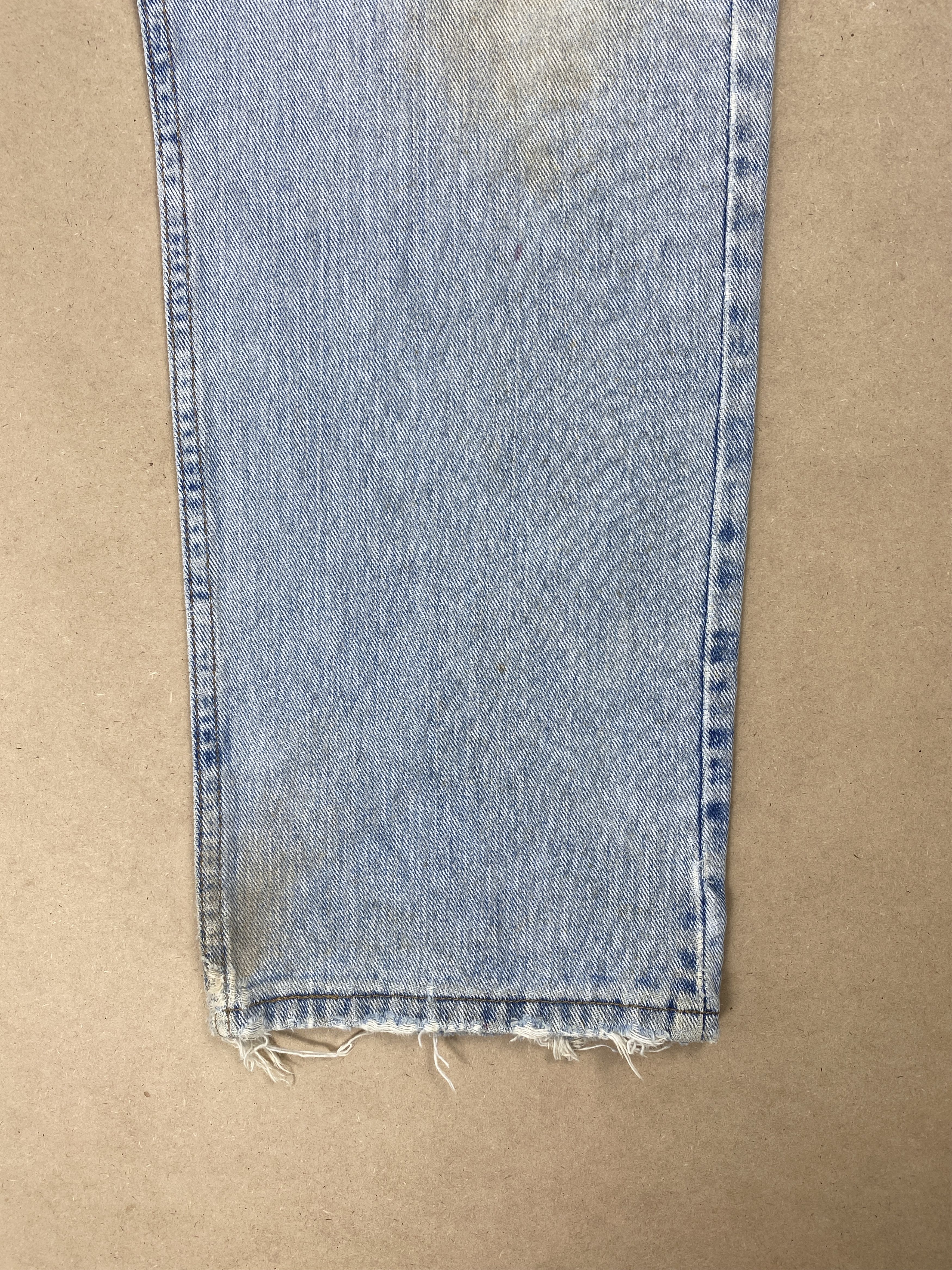 Lee Vintage Lee Straight Cut Faded Light Wash Jeans P0436 Size US 39 - 4 Thumbnail