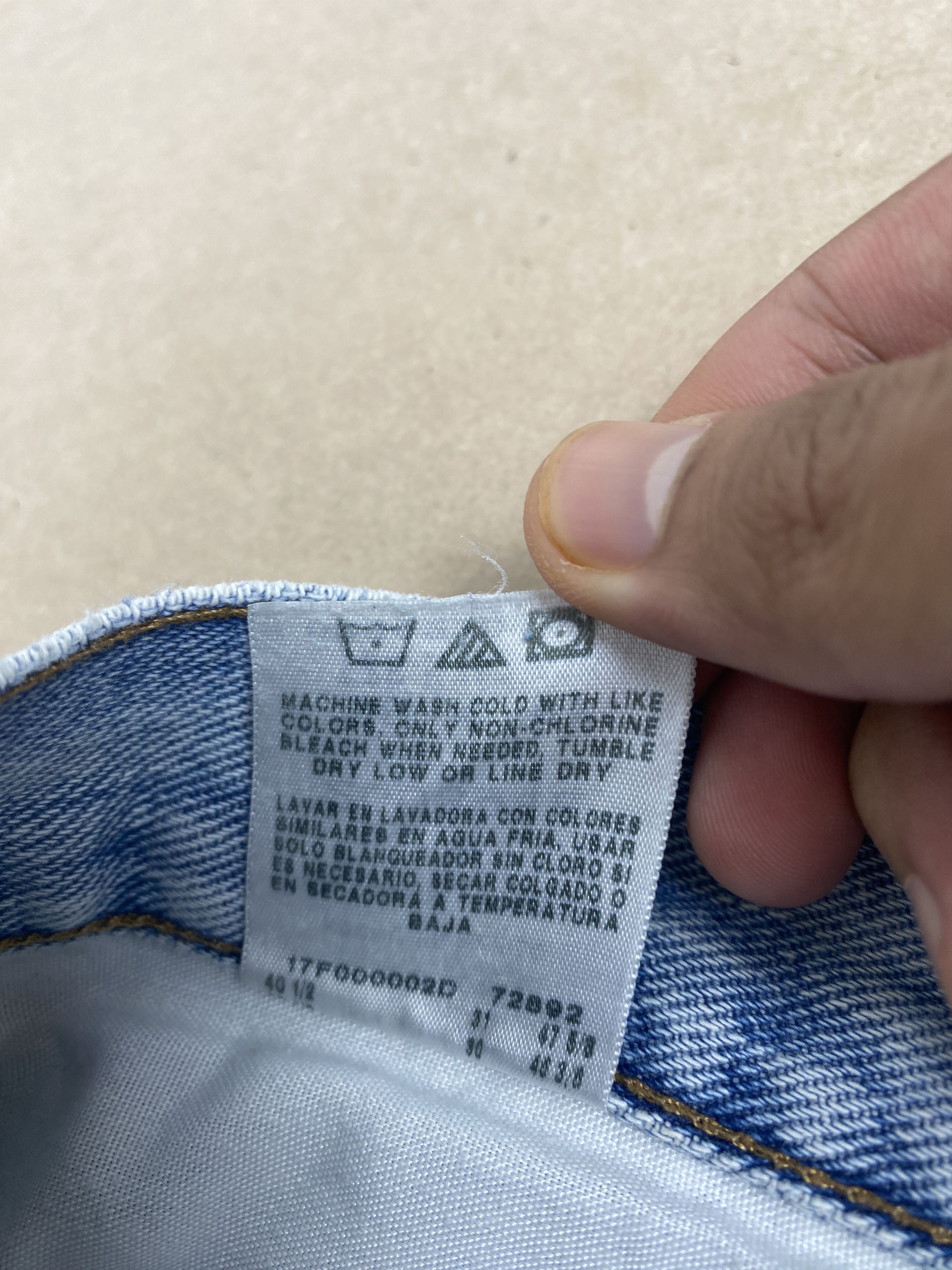 Lee Vintage Lee Straight Cut Faded Light Wash Jeans P0436 Size US 39 - 12 Thumbnail