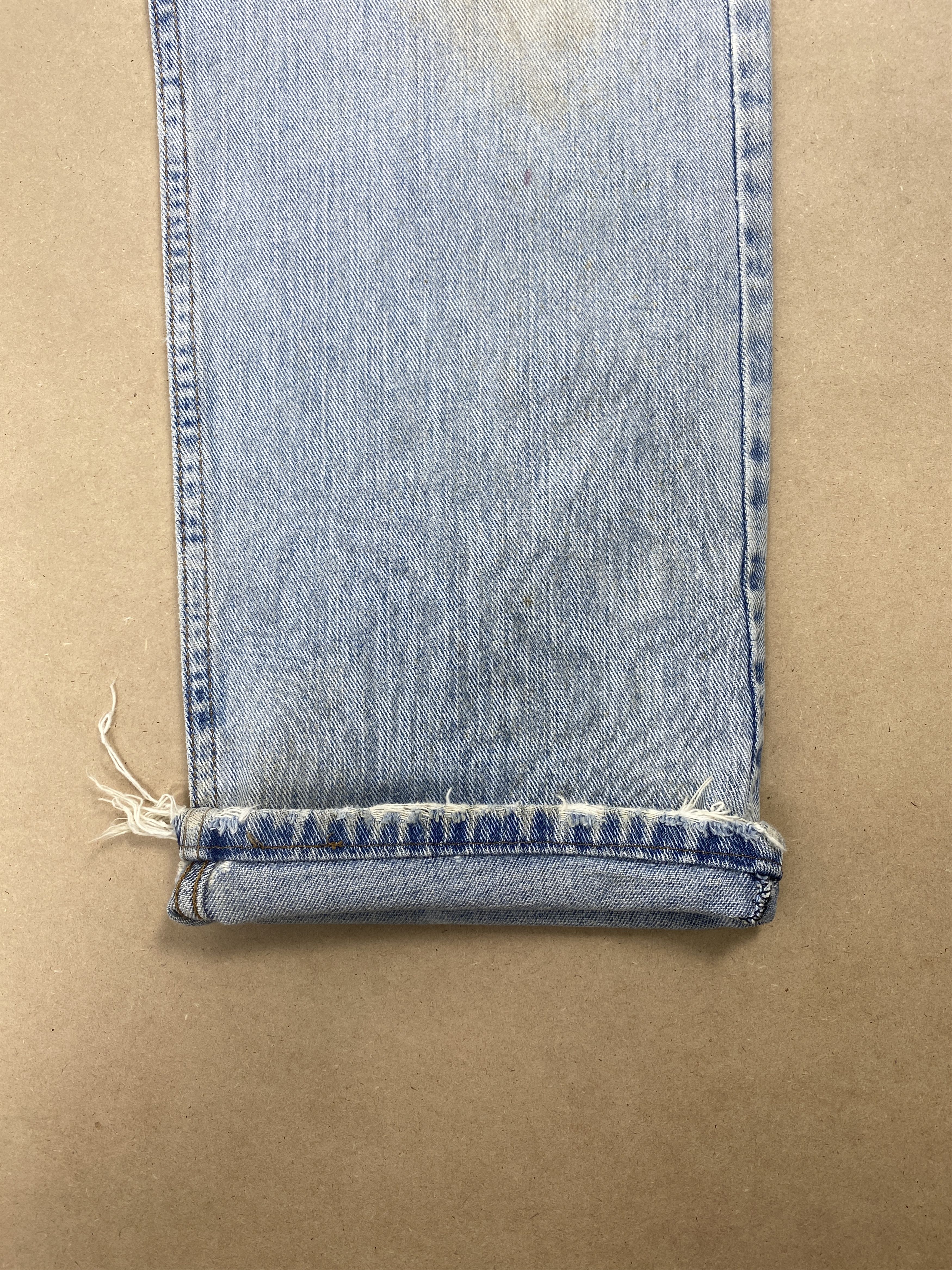 Lee Vintage Lee Straight Cut Faded Light Wash Jeans P0436 Size US 39 - 5 Thumbnail