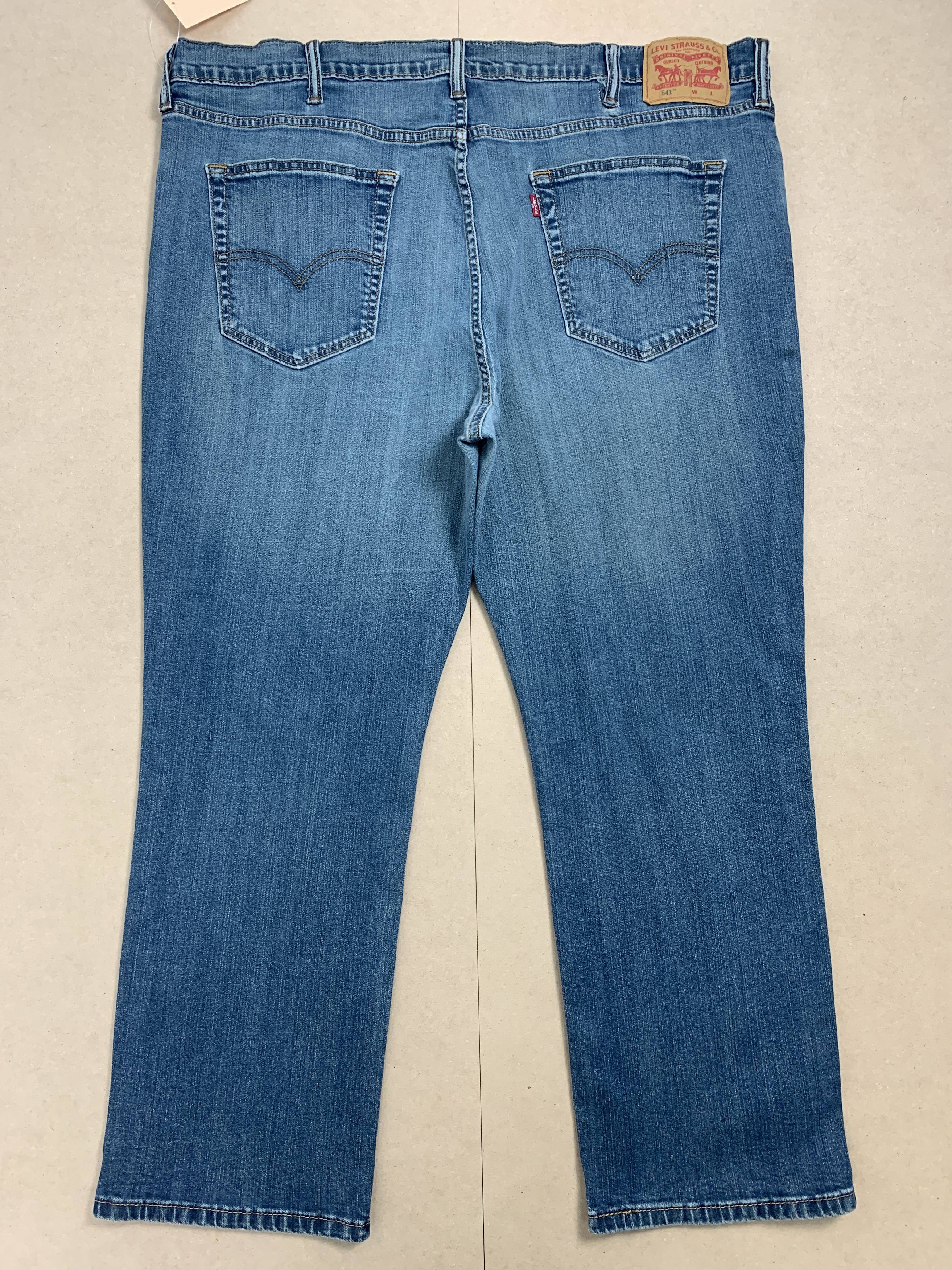 Levi's × Vintage Vintage Levis 541 Mid Skinny Faded Blue Jeans Size US 42 / EU 58 - 7 Thumbnail