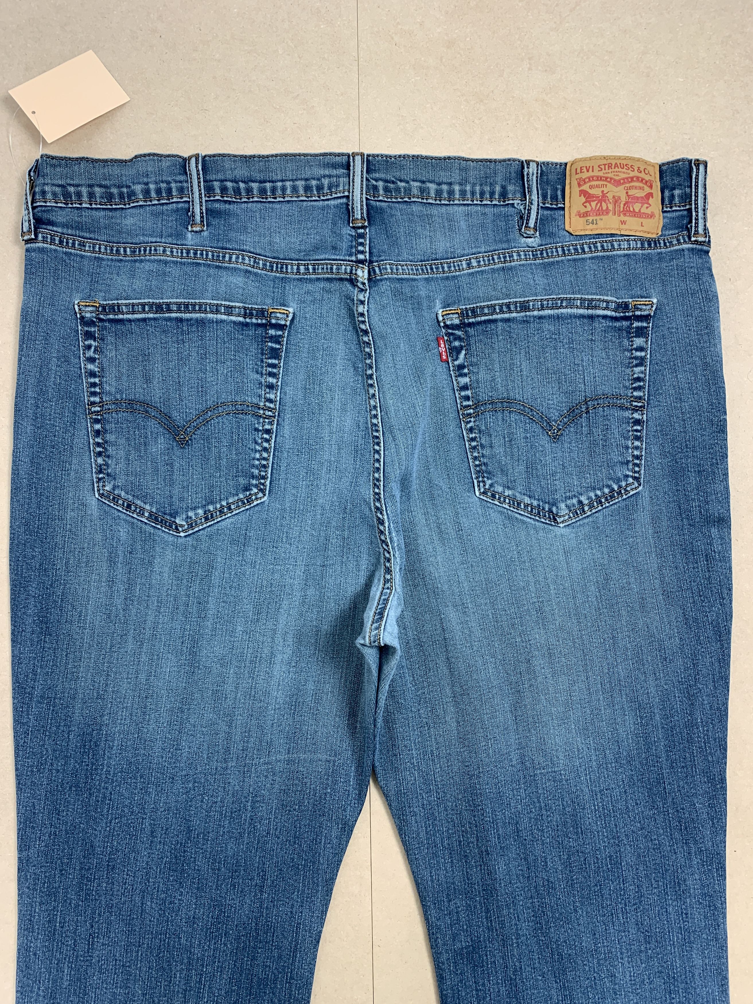 Levi's × Vintage Vintage Levis 541 Mid Skinny Faded Blue Jeans Size US 42 / EU 58 - 8 Thumbnail