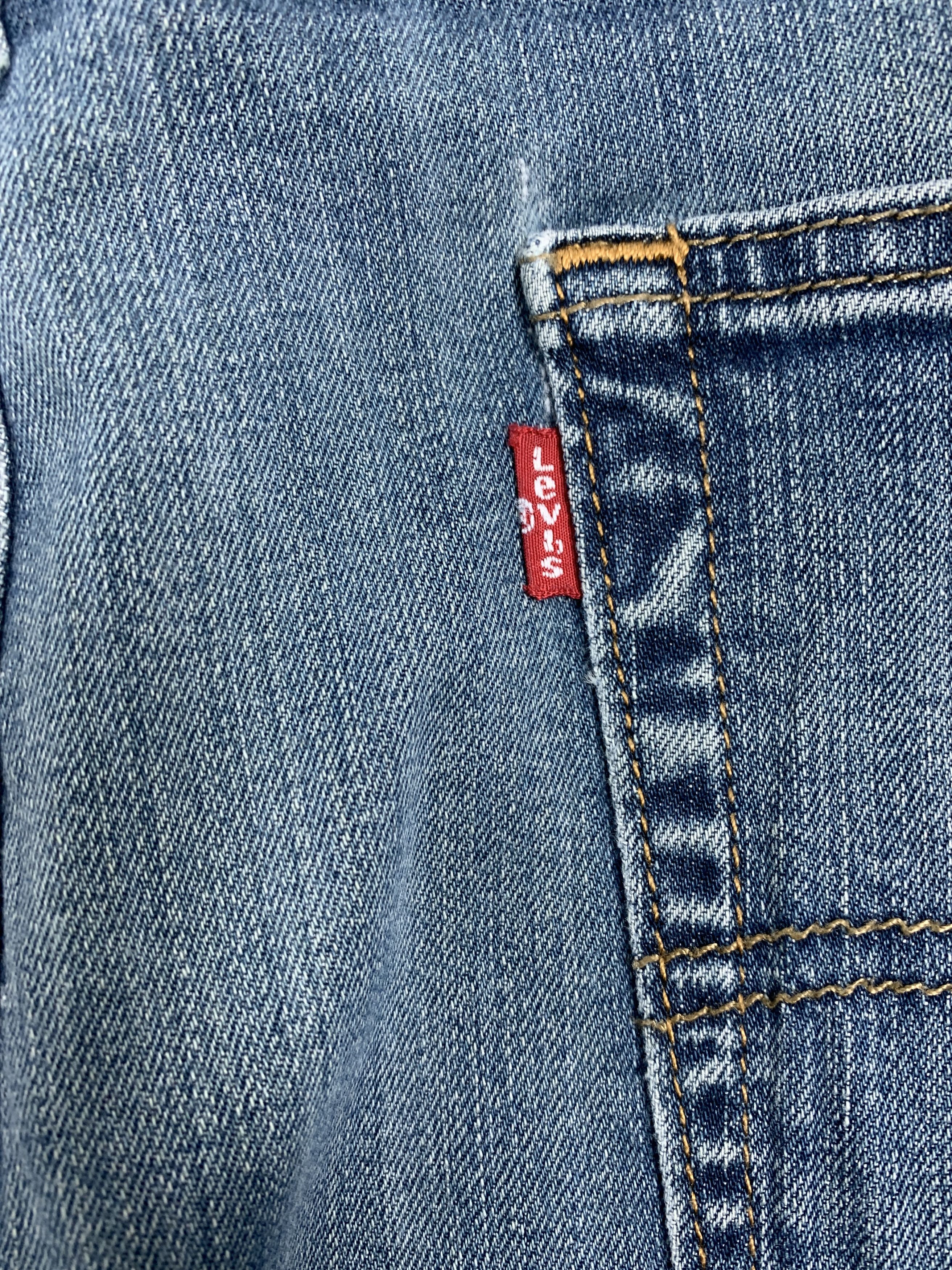 Levi's × Vintage Vintage Levis 541 Mid Skinny Faded Blue Jeans Size US 42 / EU 58 - 10 Thumbnail
