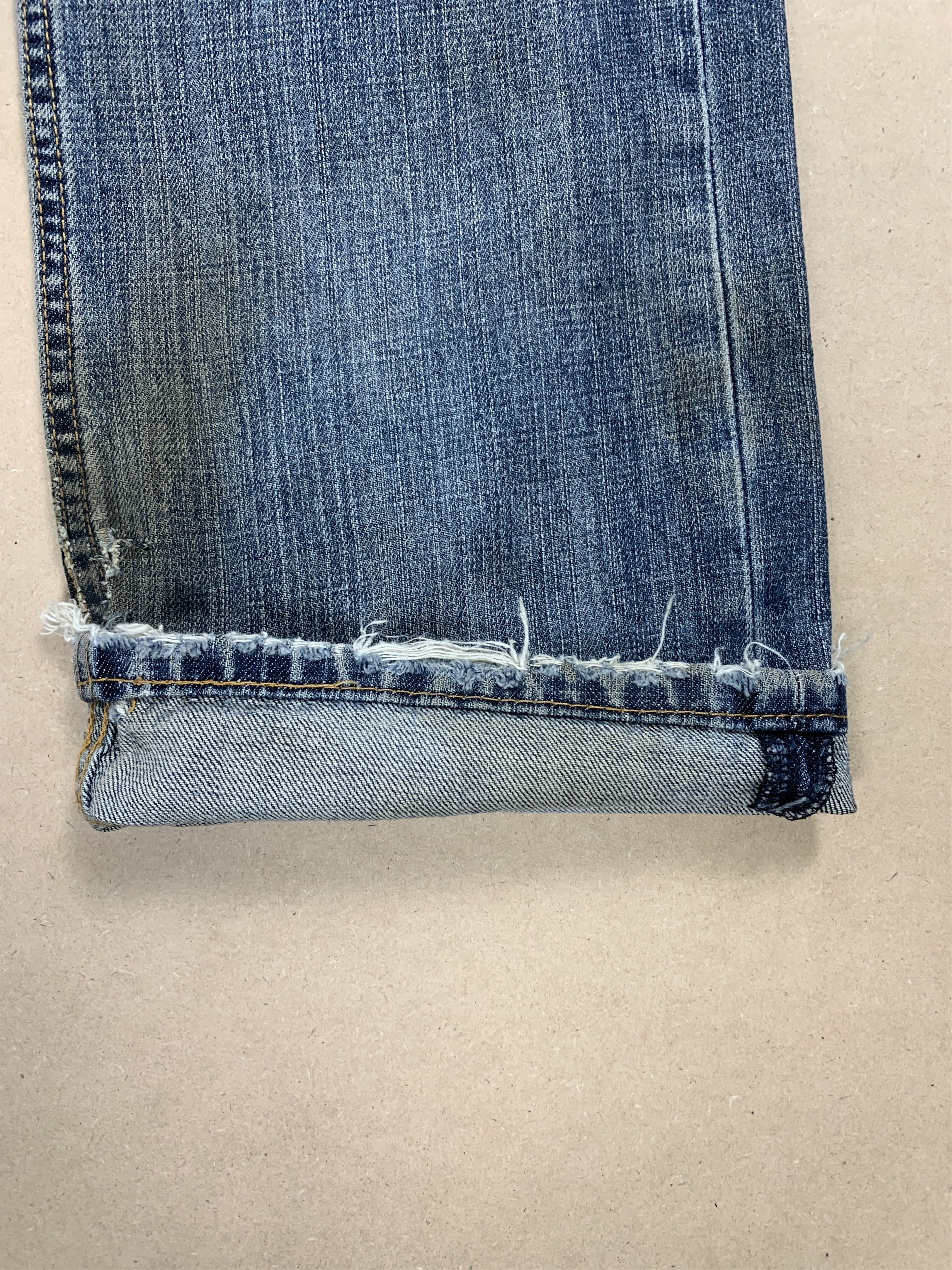 Levi's Vintage Levis 559 Straight Cut Distressed Blue Jeans Size US 32 / EU 48 - 7 Thumbnail
