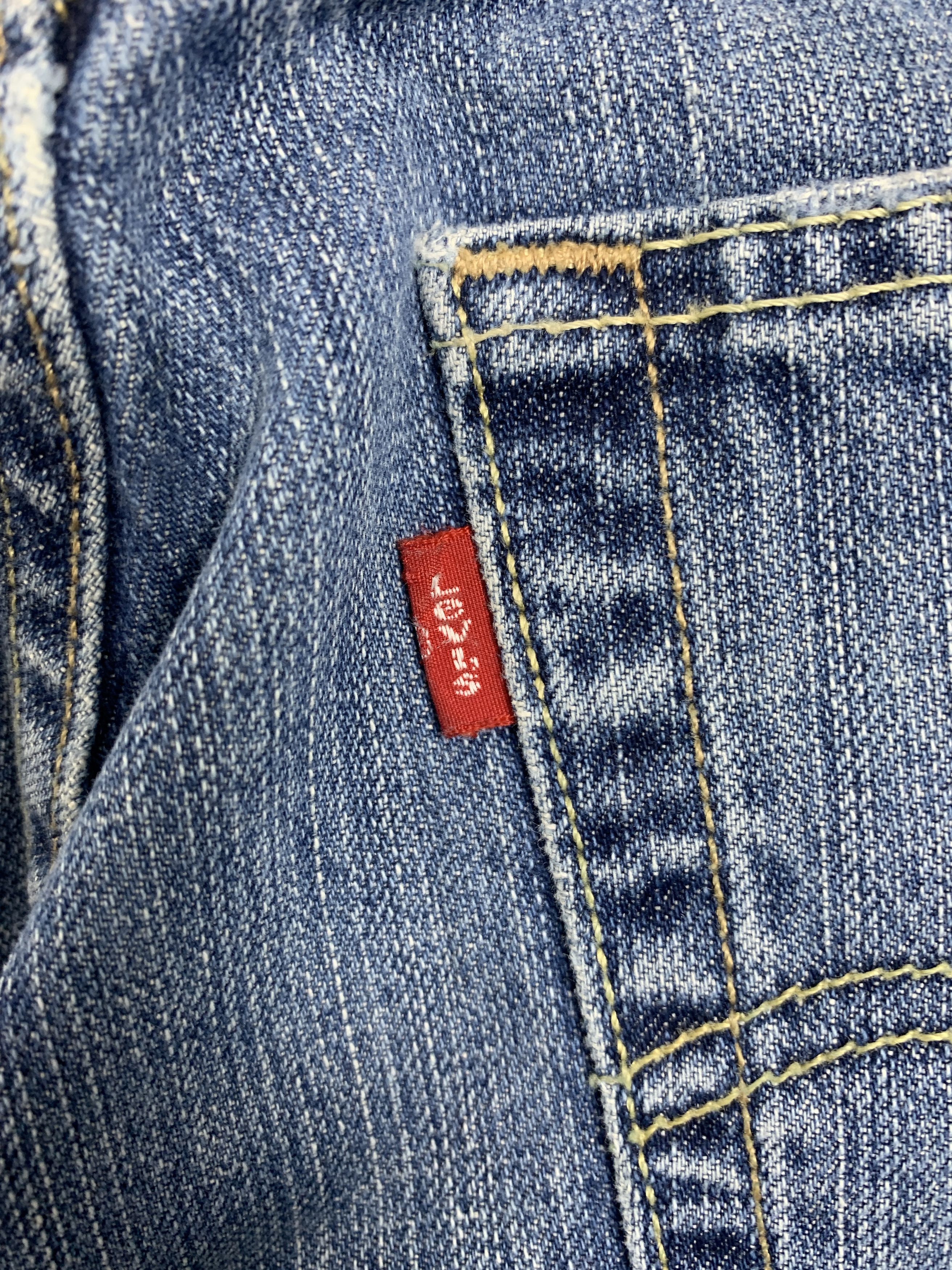 Levi's Vintage Levis 527 Boot Cut Distressed Faded Mid Wash Jeans Size US 31 - 13 Thumbnail