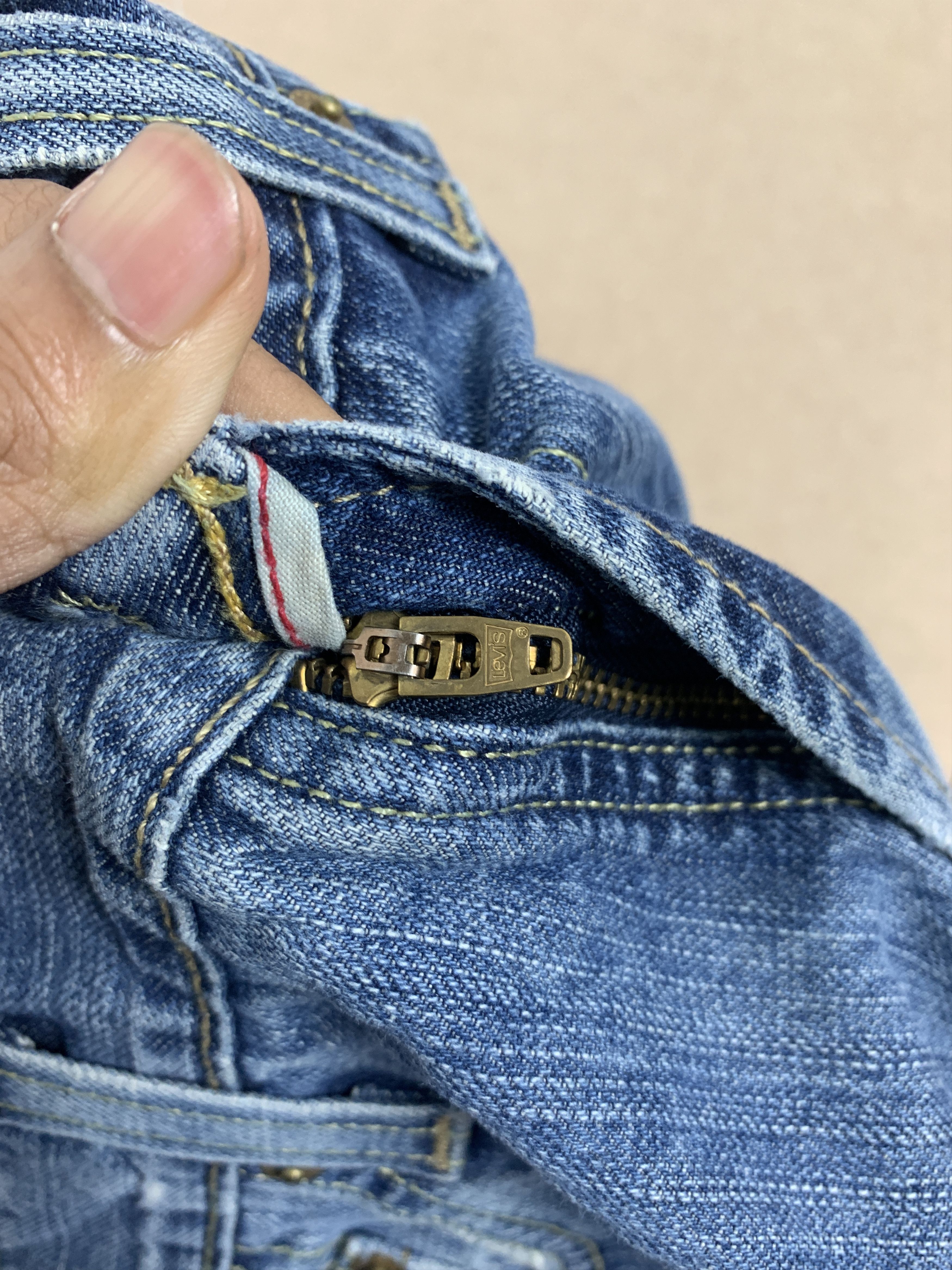 Levi's Vintage Levis 527 Boot Cut Distressed Faded Mid Wash Jeans Size US 31 - 20 Thumbnail