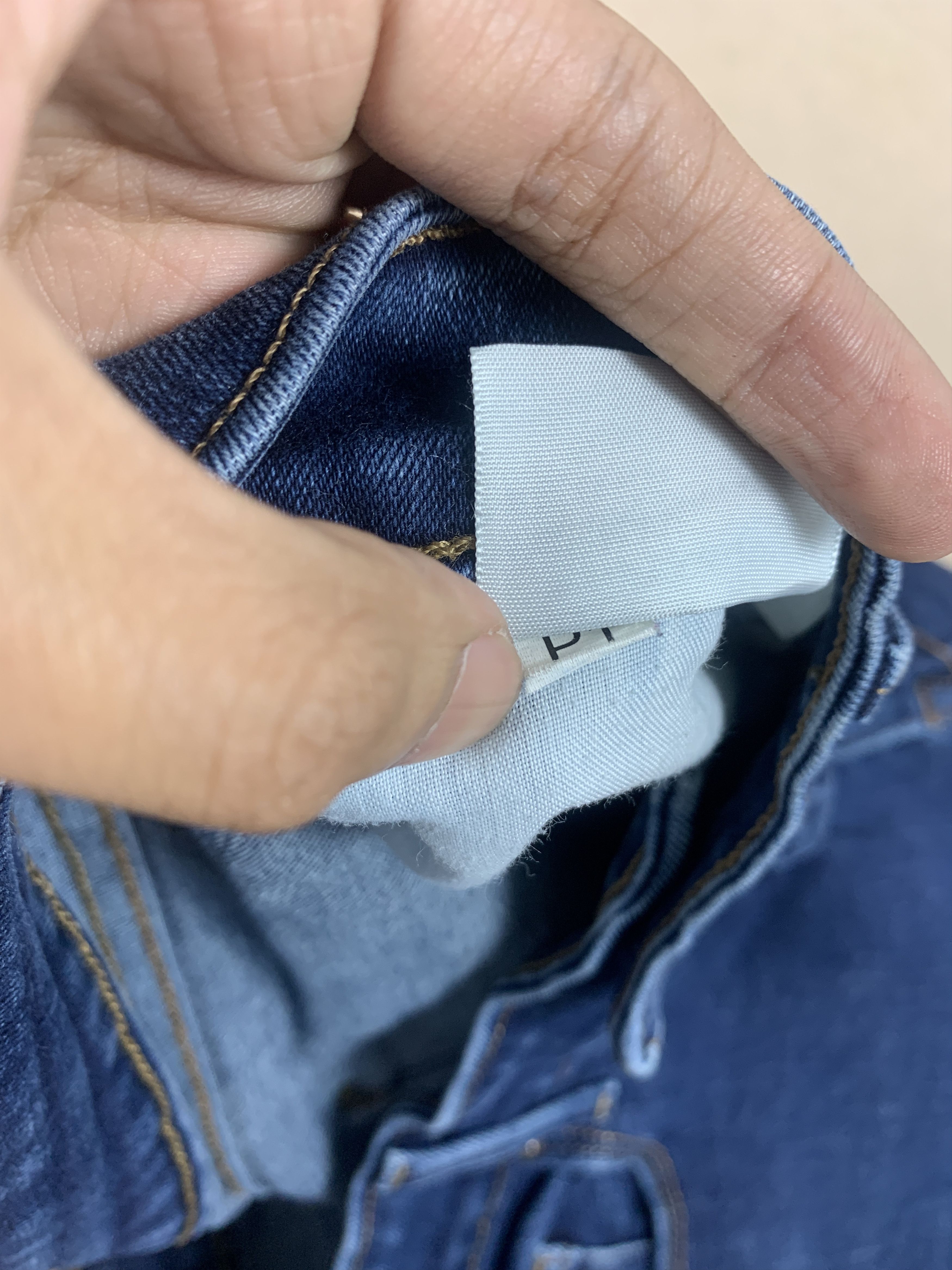 Levi's Vintage Levis 575 Mid Rise Skinny Faded Blue Jeans Size US 30 / EU 46 - 15 Thumbnail
