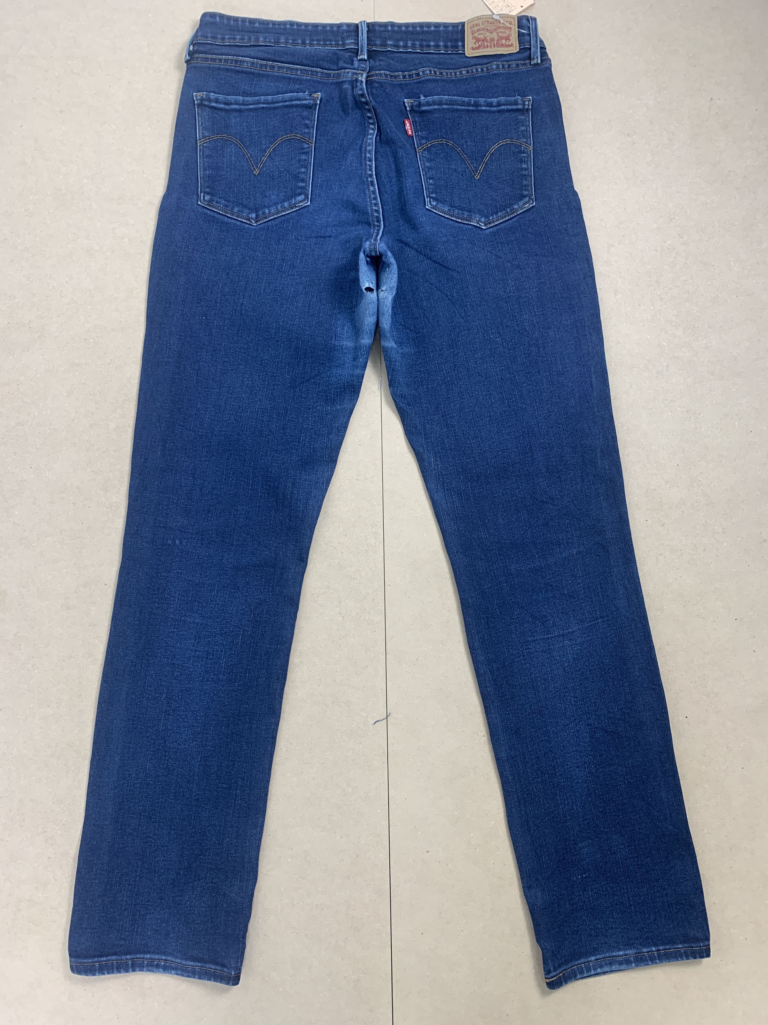 Levi's Vintage Levis 575 Mid Rise Skinny Faded Blue Jeans Size US 30 / EU 46 - 5 Thumbnail
