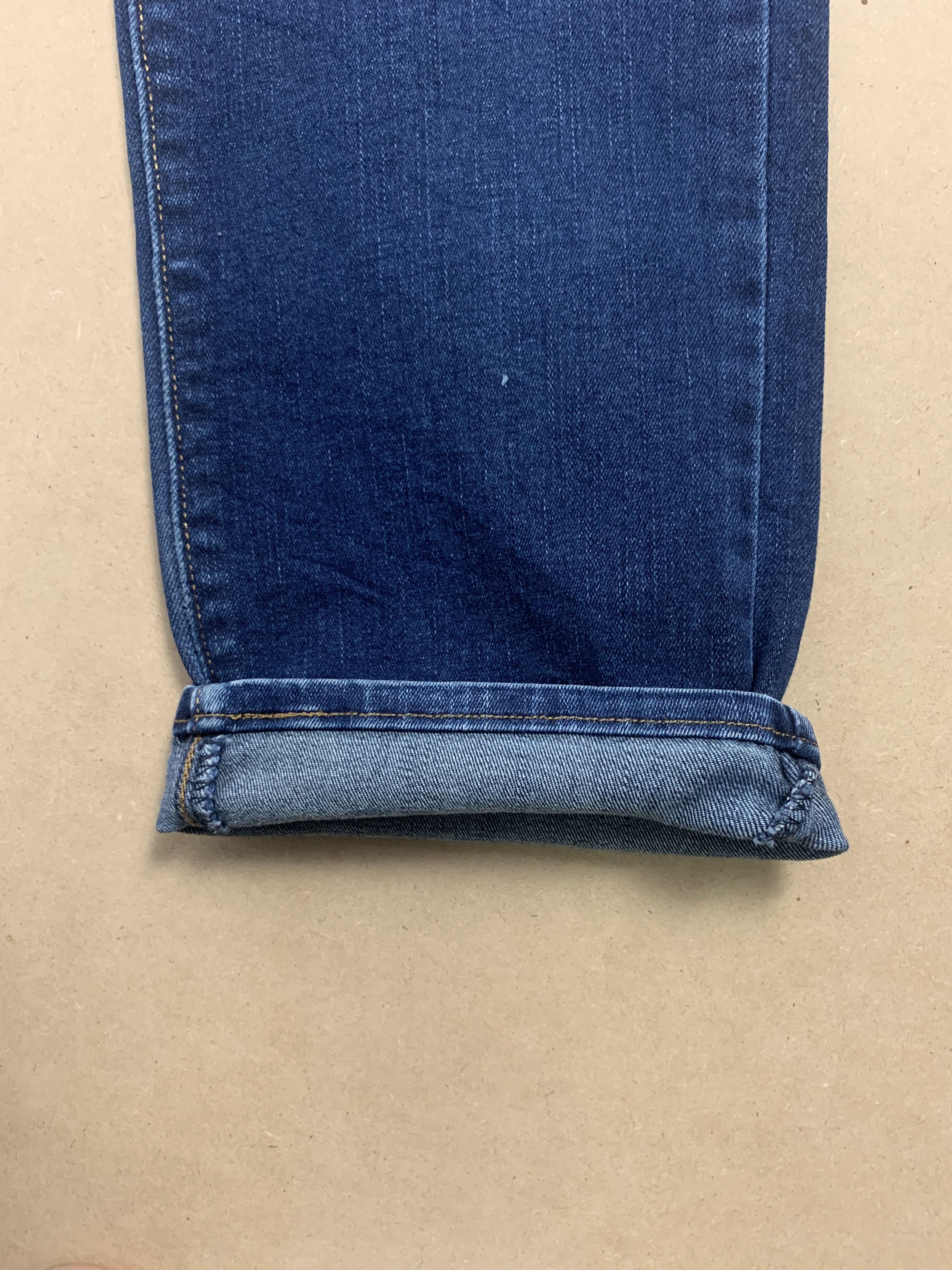 Levi's Vintage Levis 575 Mid Rise Skinny Faded Blue Jeans Size US 30 / EU 46 - 4 Thumbnail