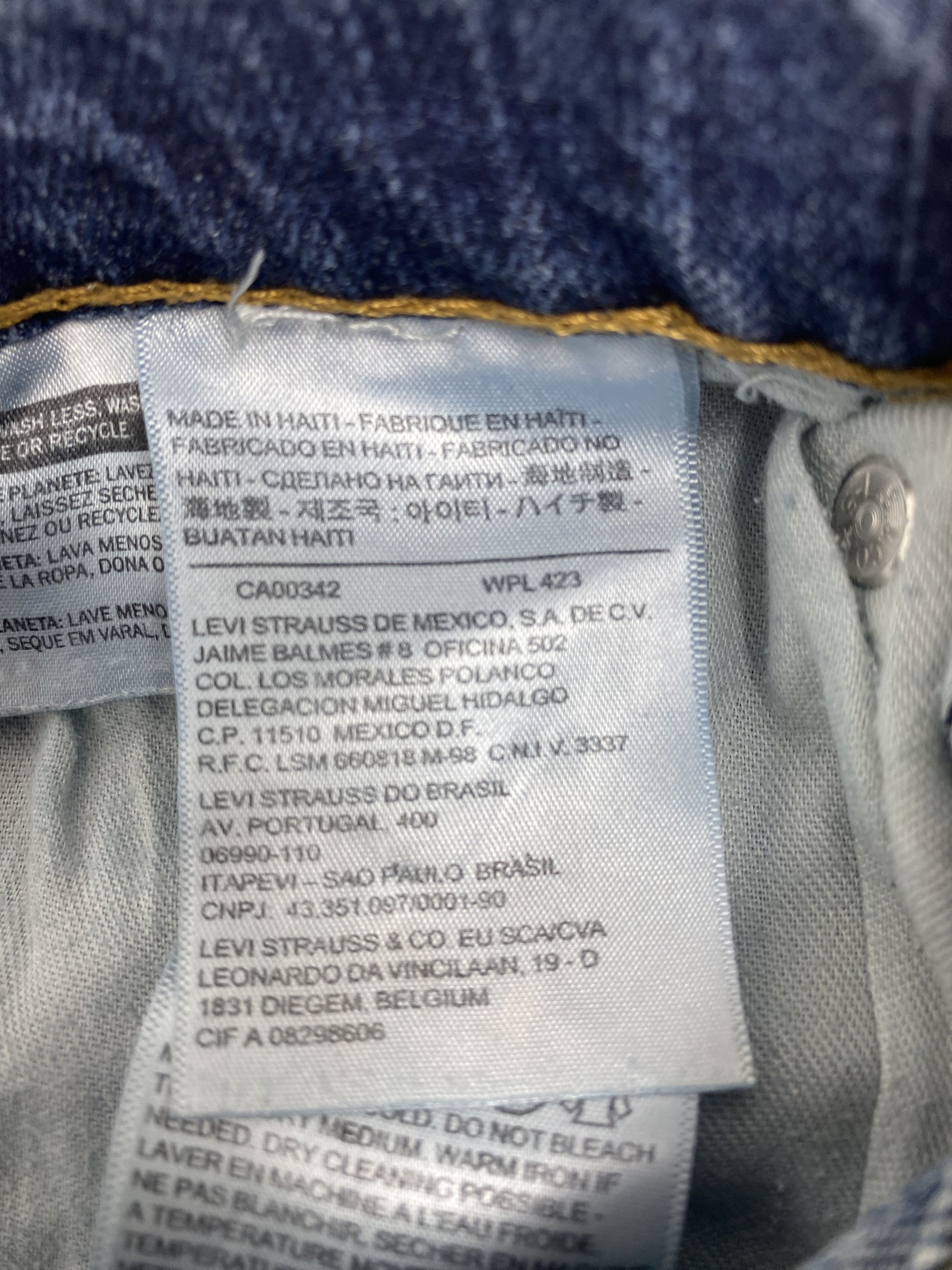 Levi's Vintage Levis 505 Straight Cut Faded Jeans P0412 Size US 36 / EU 52 - 11 Thumbnail