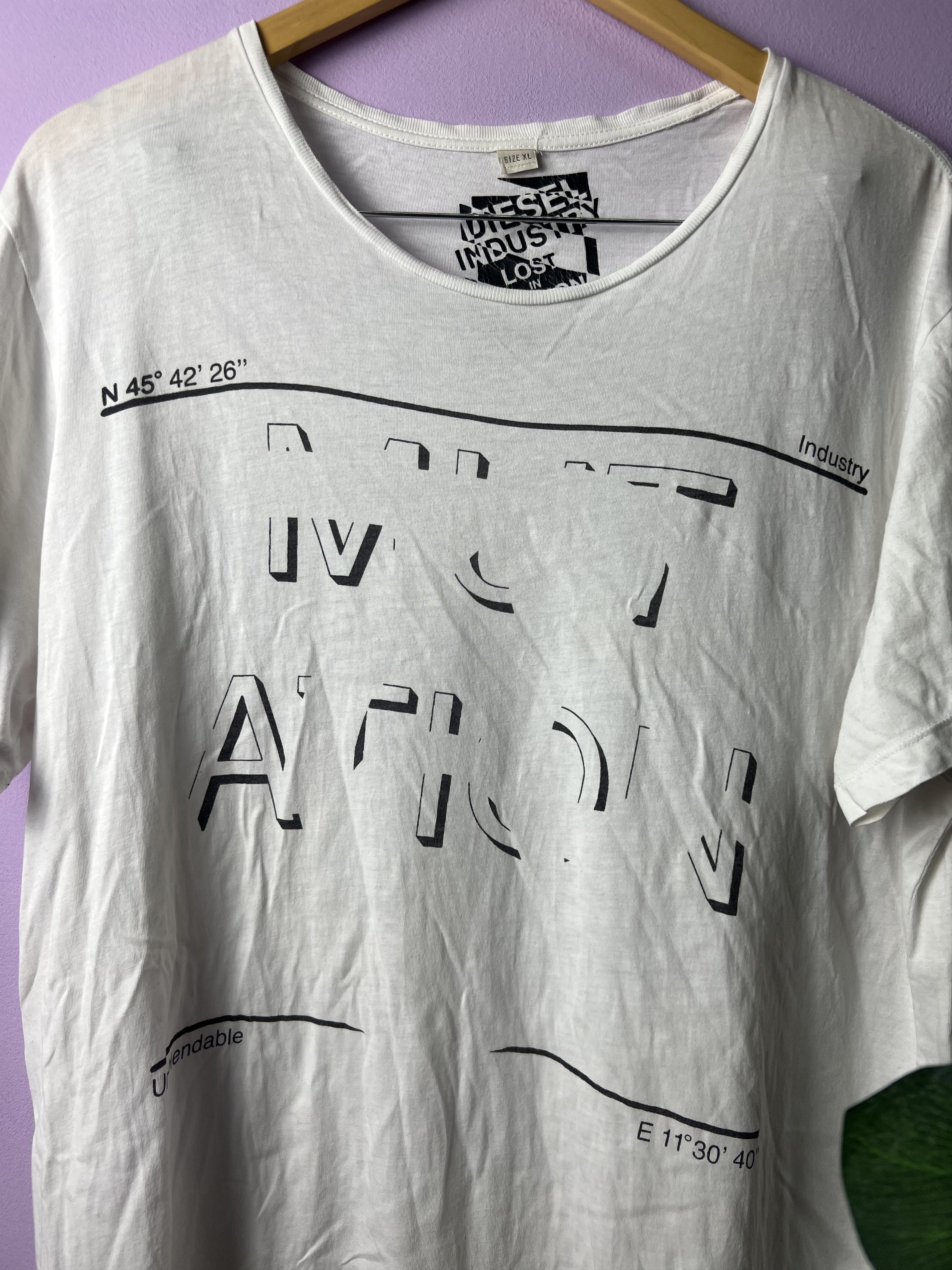 Diesel 🔥Diesel Industry Lost In Mutation Tees Size US M / EU 48-50 / 2 - 6 Thumbnail