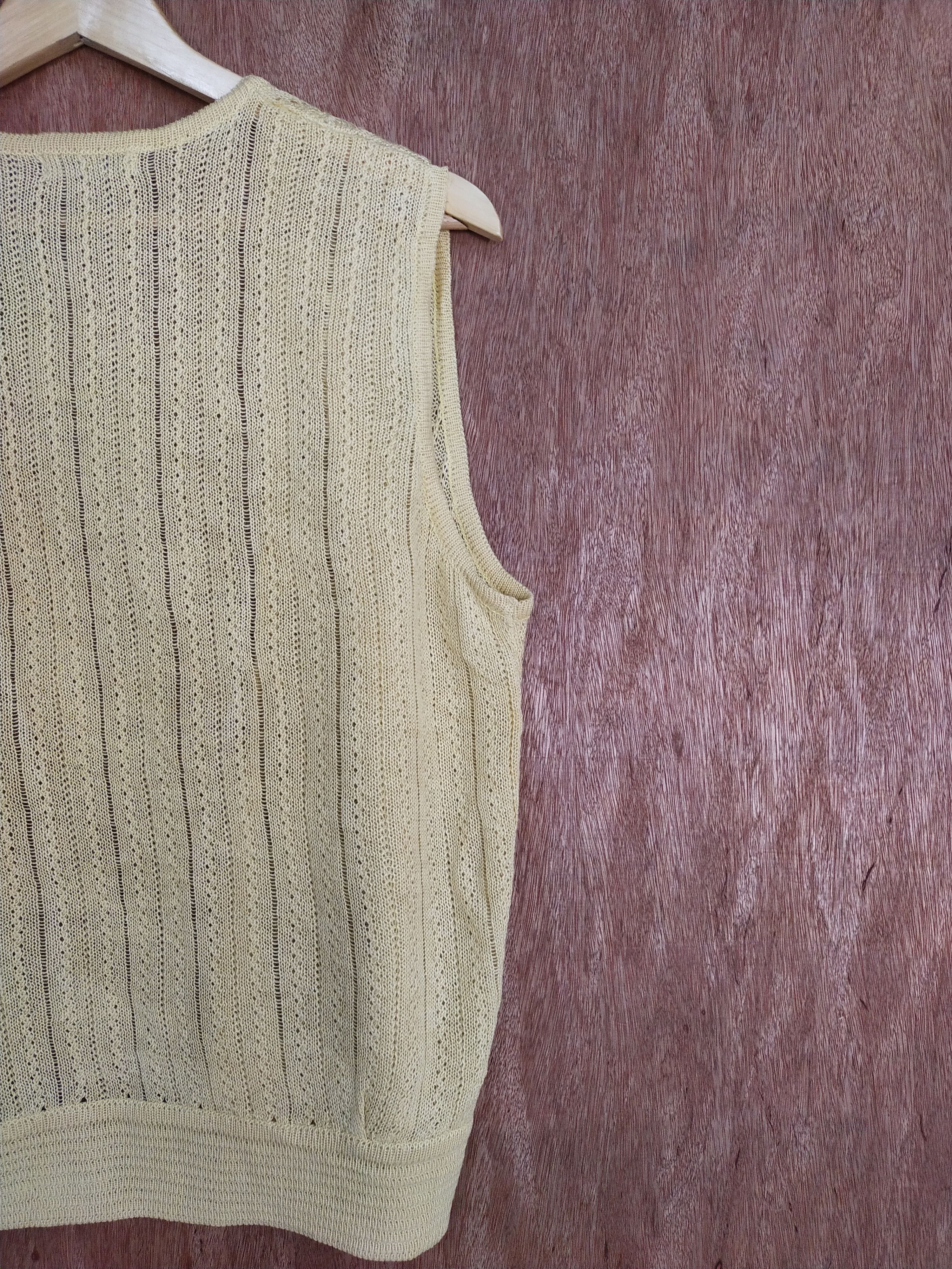 Homespun Knitwear Jolno cream crochet meshnet knitwear cardigan #S195 Size S / US 4 / IT 40 - 10 Thumbnail