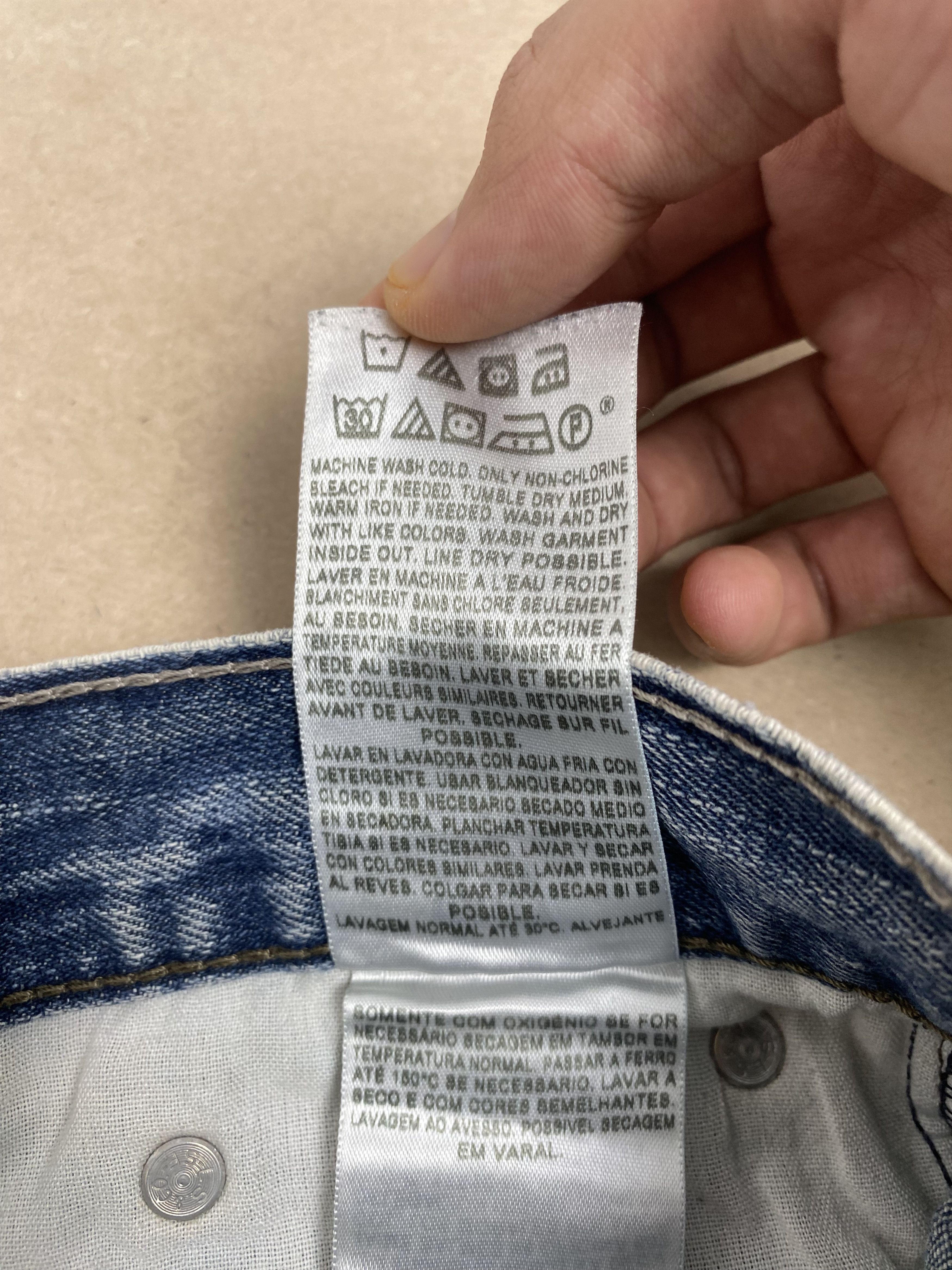 Levi's Vintage Levis 514 Straight Cut Distressed Faded Blue Jeans Size US 30 / EU 46 - 13 Thumbnail