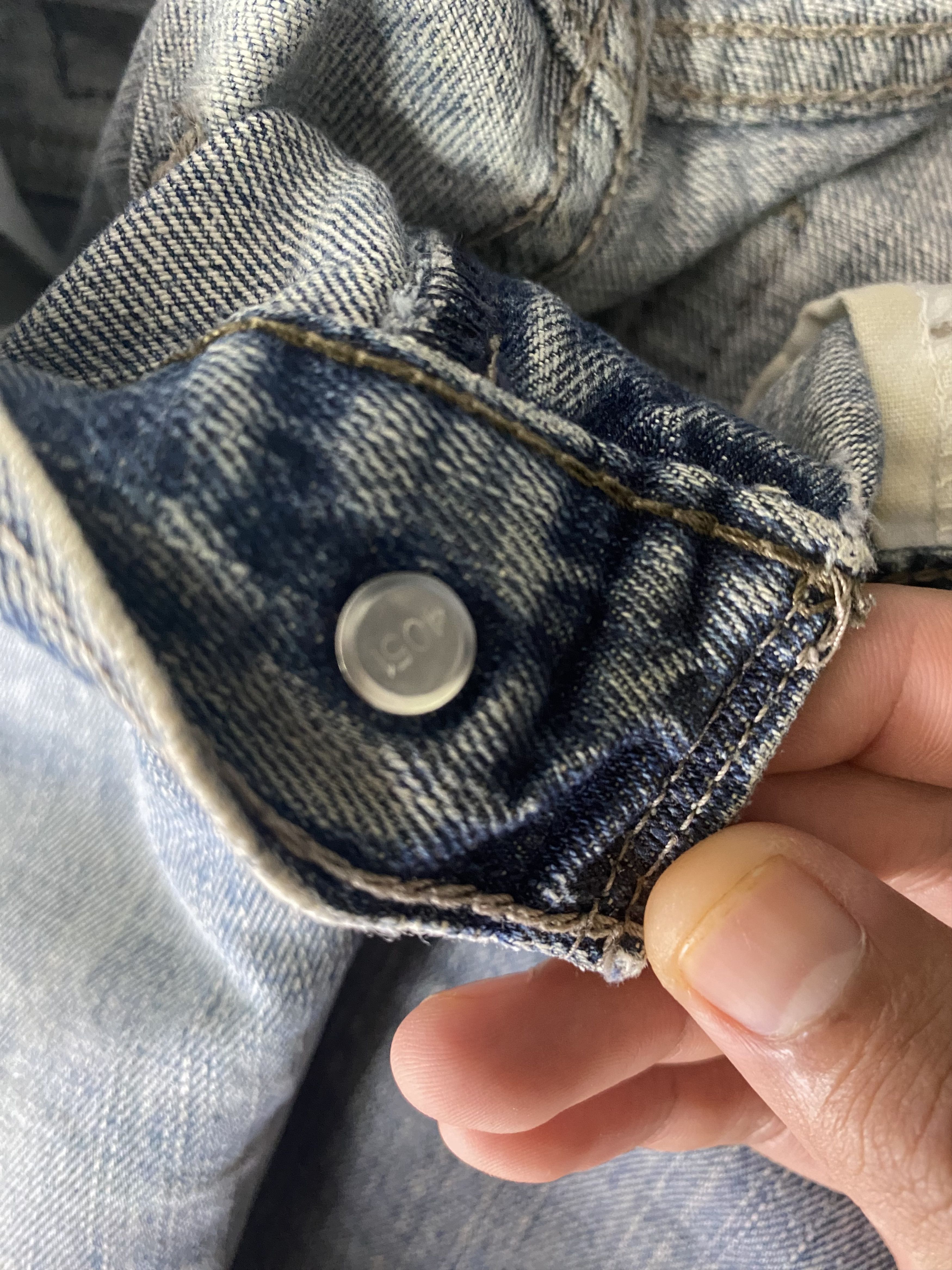 Levi's Vintage Levis 514 Straight Cut Distressed Faded Blue Jeans Size US 30 / EU 46 - 16 Thumbnail