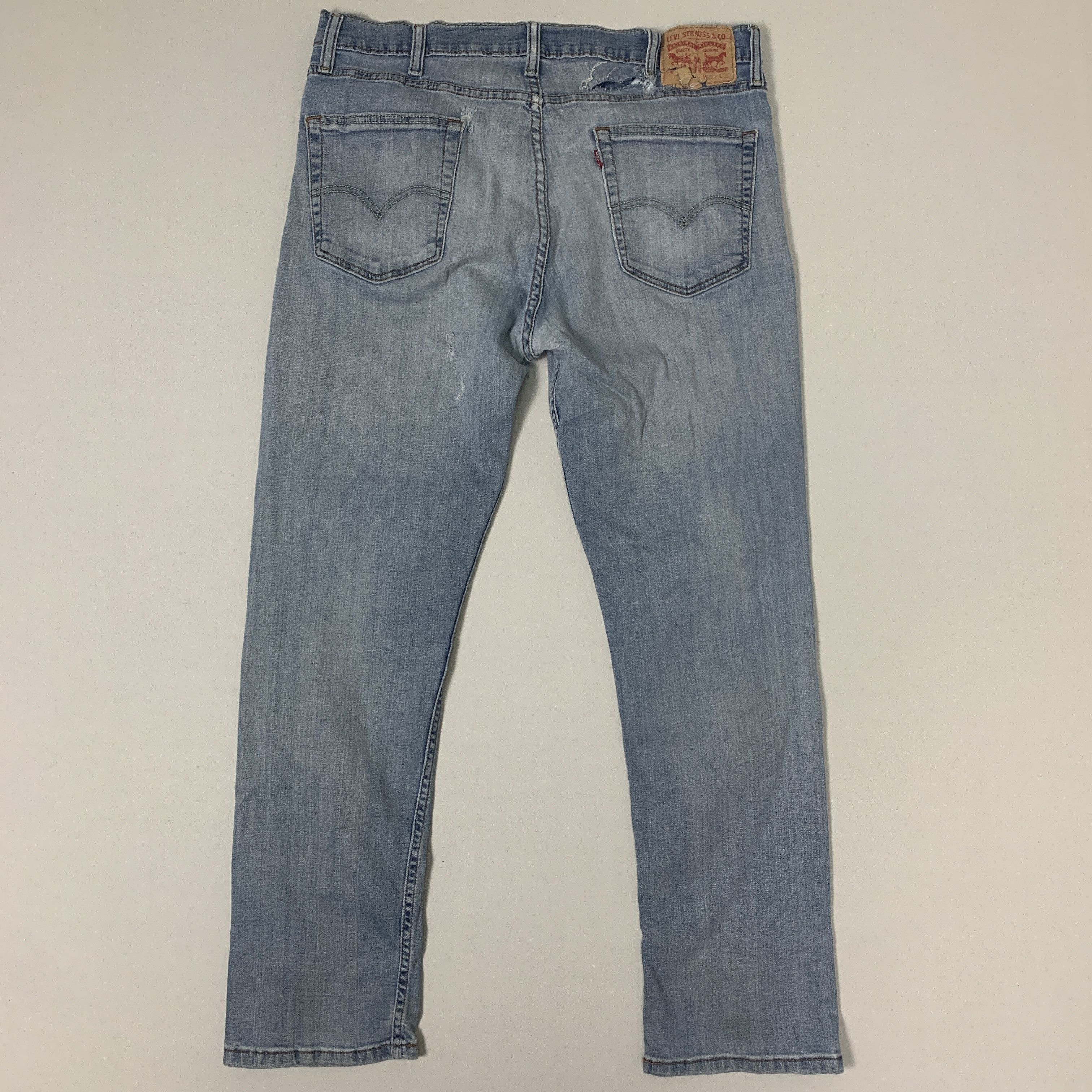 Levi's Vintage LEVI'S 511 Flared Bootcut Distressed Faded Mid Wash Size US 34 / EU 50 - 20 Thumbnail