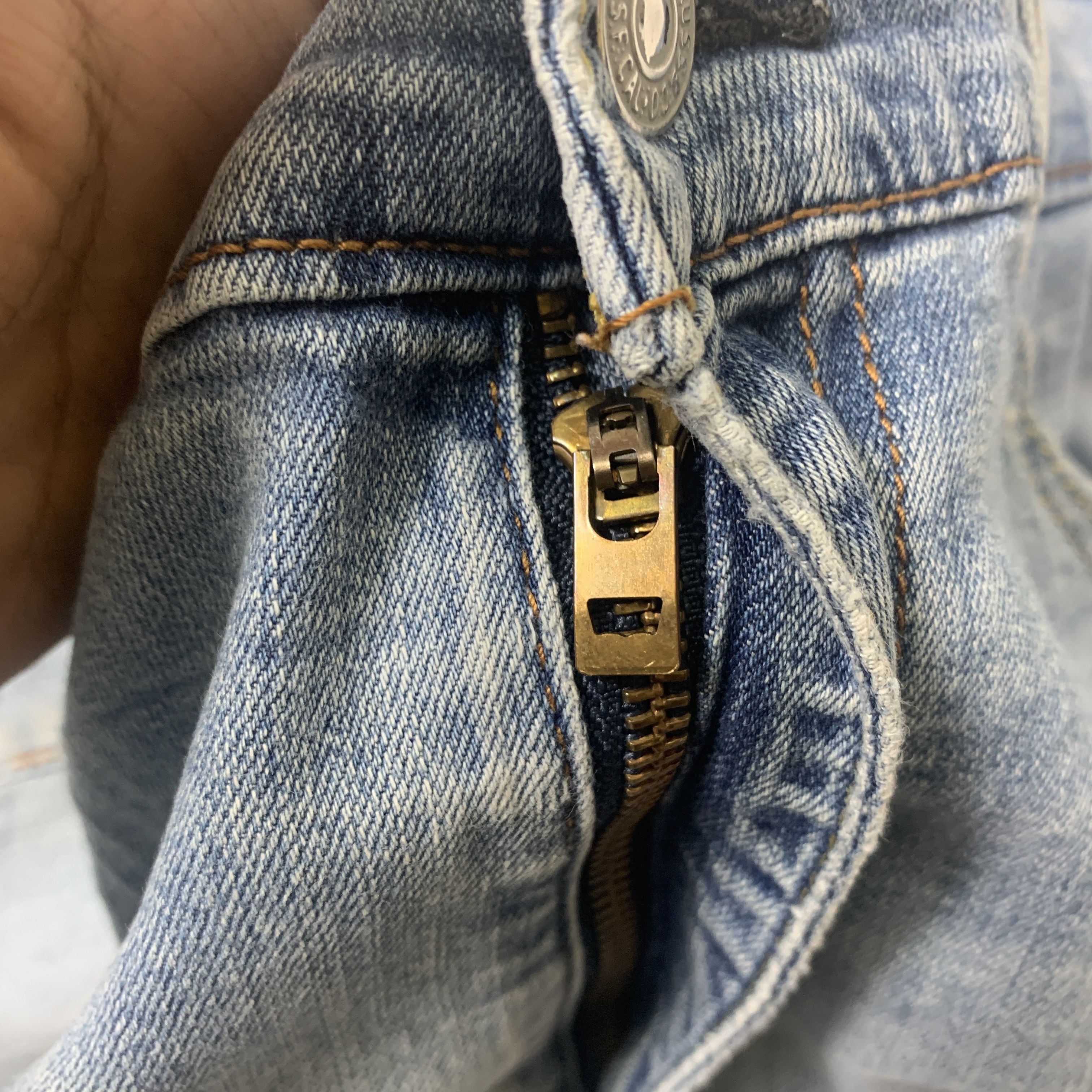 Levi's Vintage LEVI'S 511 Flared Bootcut Distressed Faded Mid Wash Size US 34 / EU 50 - 9 Thumbnail