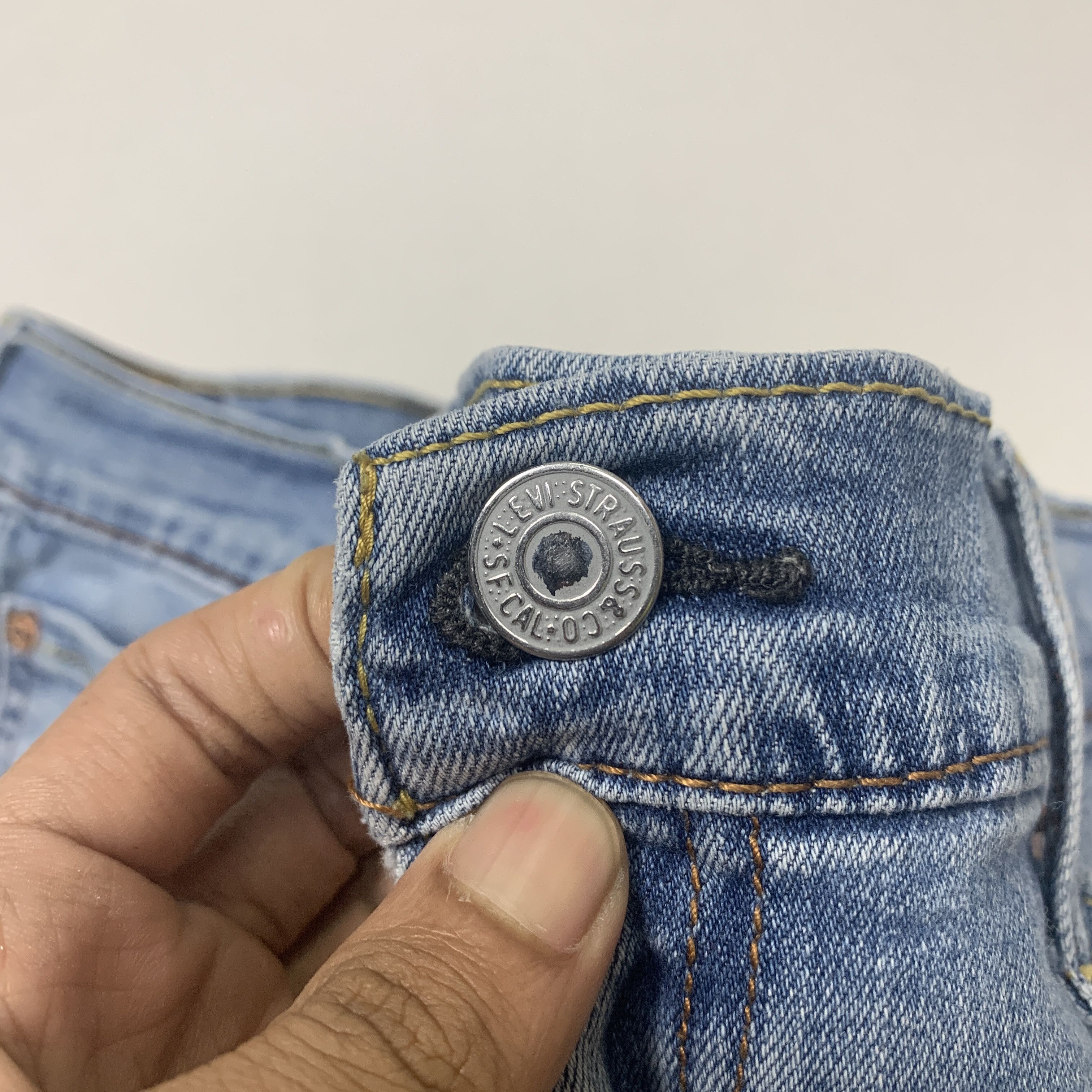 Levi's Vintage LEVI'S 511 Flared Bootcut Distressed Faded Mid Wash Size US 34 / EU 50 - 8 Thumbnail