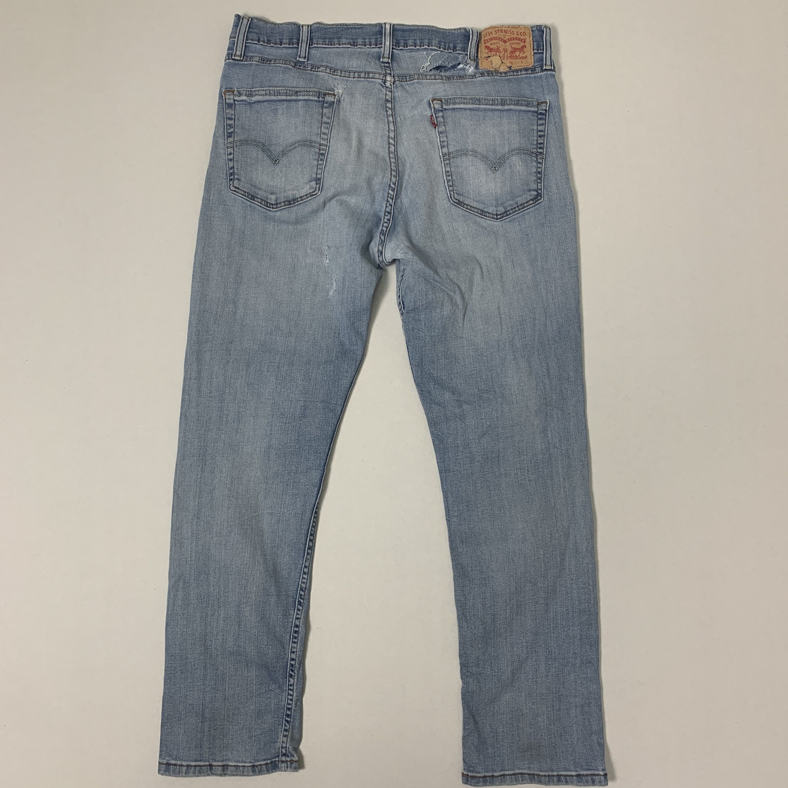 Levi's Vintage LEVI'S 511 Flared Bootcut Distressed Faded Mid Wash Size US 34 / EU 50 - 19 Thumbnail