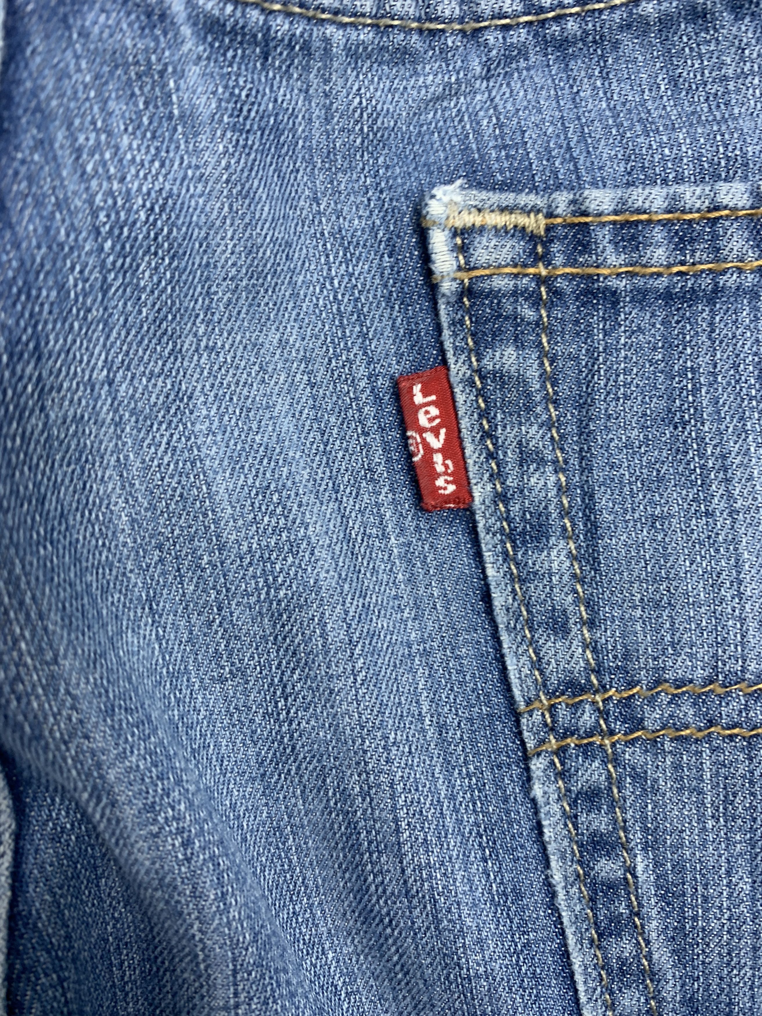 Levi's Vintage Levis 514 Straight Cut Faded Blue Jeans Size US 31 - 8 Thumbnail