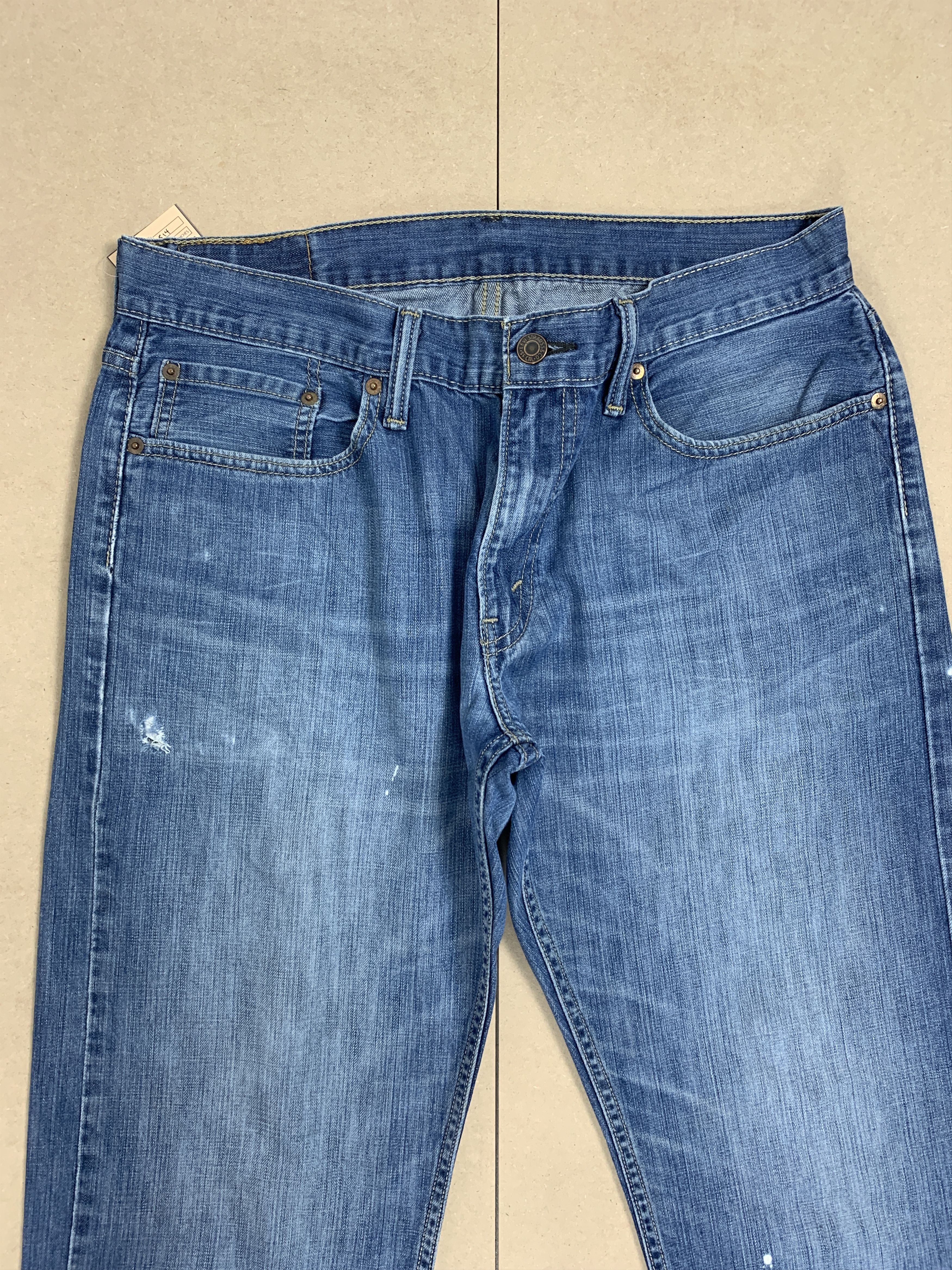 Levi's Vintage Levis 514 Straight Cut Faded Blue Jeans Size US 31 - 2 Thumbnail