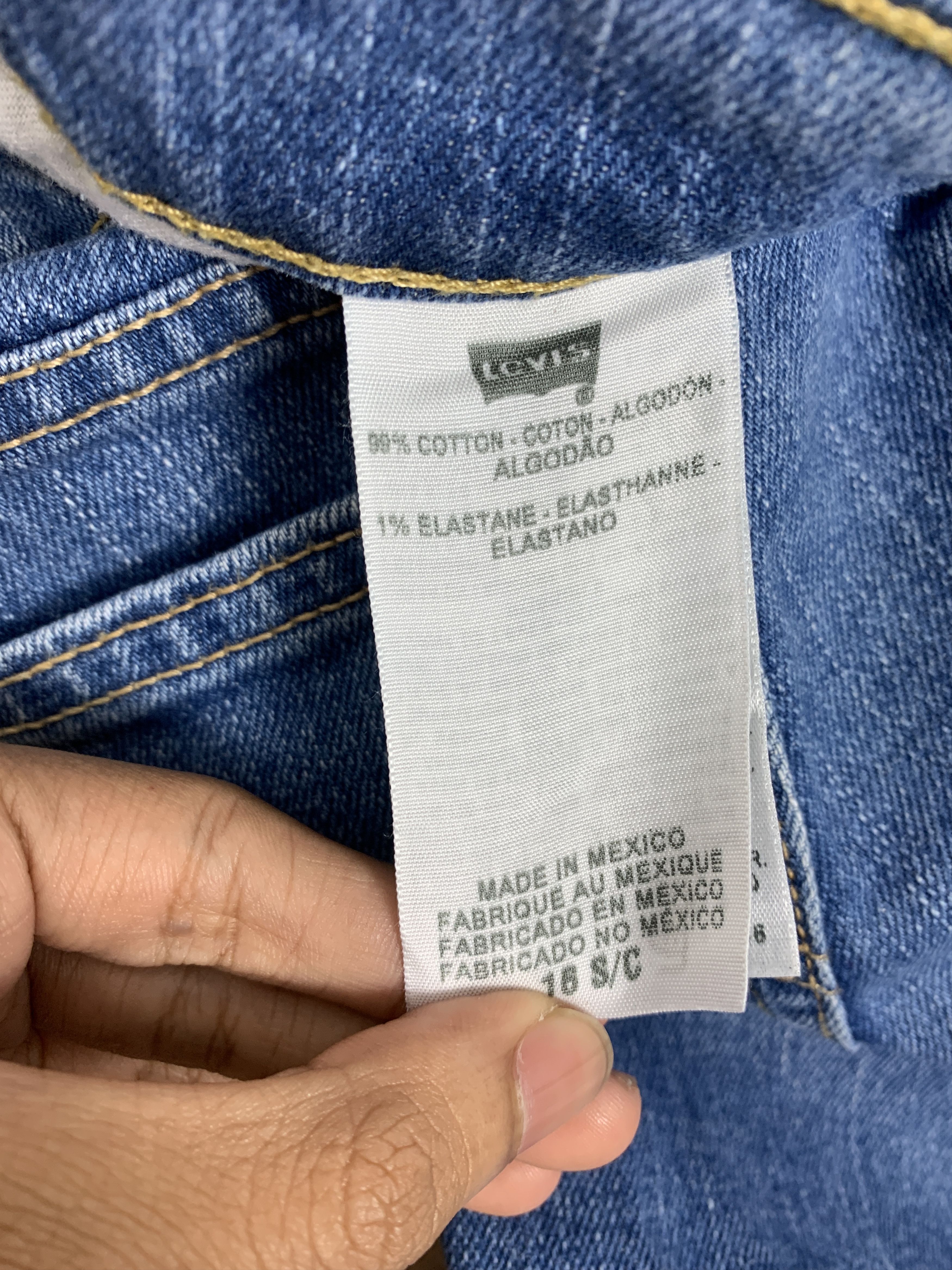Levi's Vintage LEVI'S 550 Relaxed Tapered Medium Blue Jeans Size US 34 / EU 50 - 12 Thumbnail