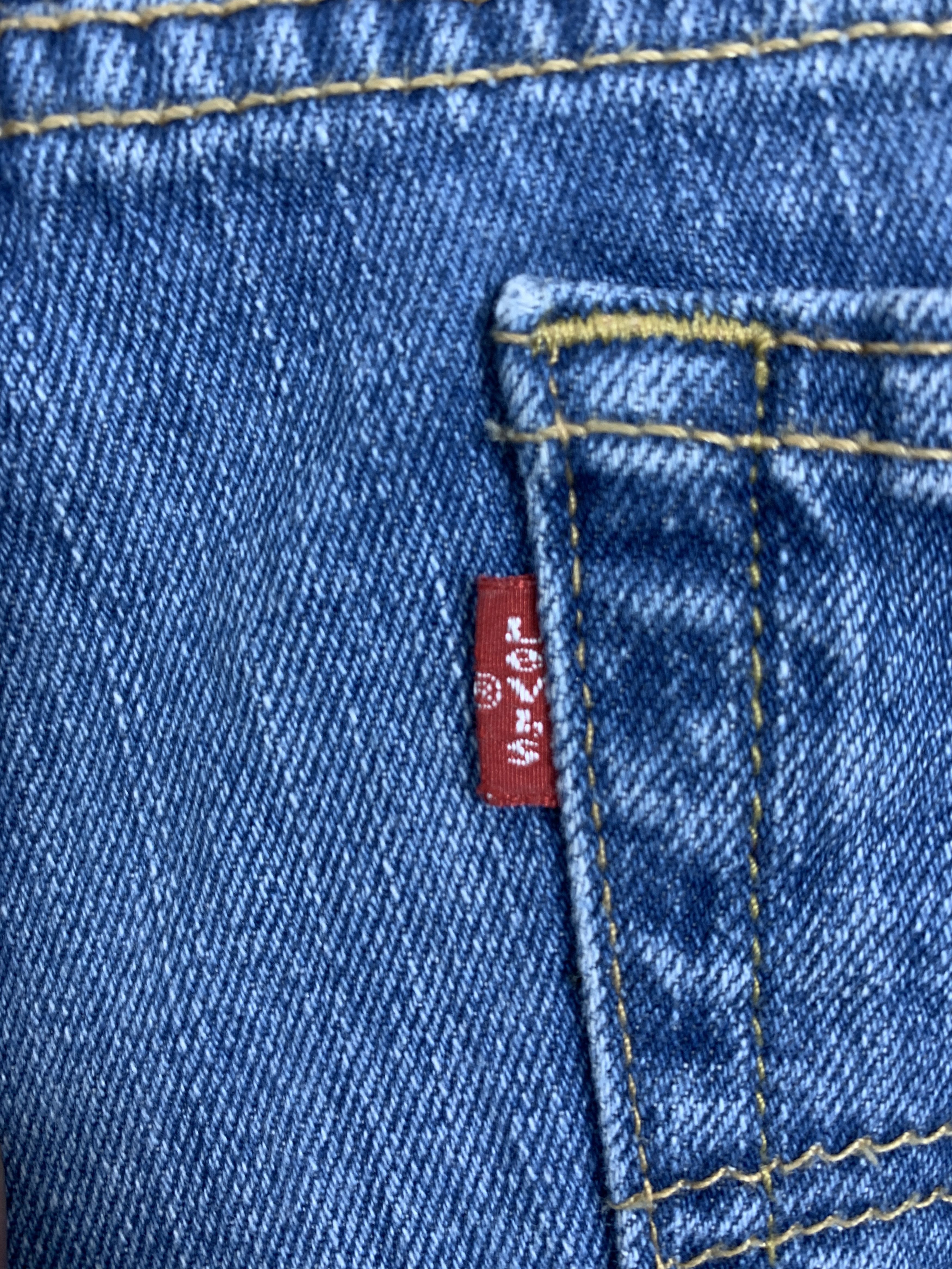 Levi's Vintage LEVI'S 550 Relaxed Tapered Medium Blue Jeans Size US 34 / EU 50 - 11 Thumbnail