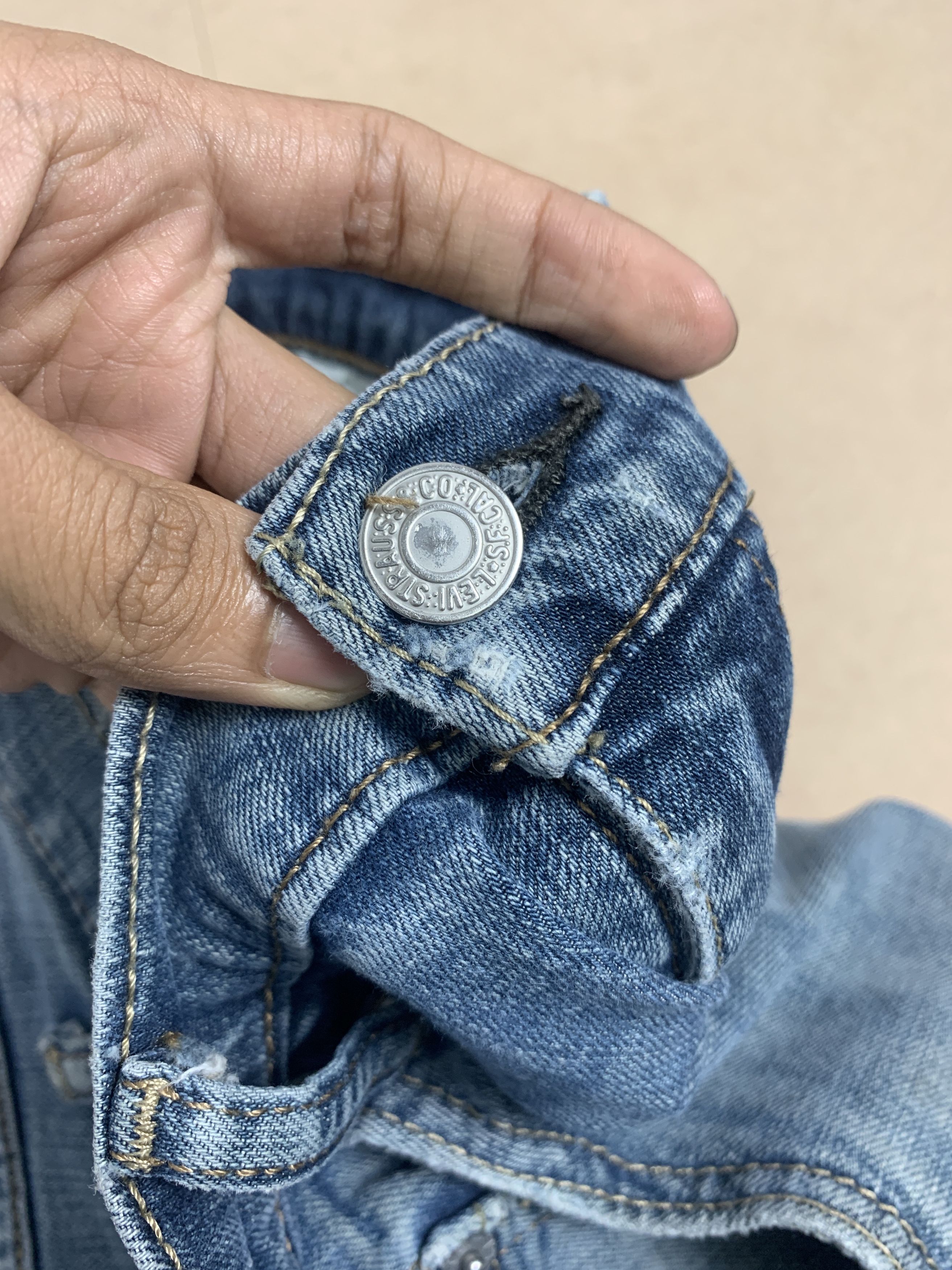 Levi's × Vintage Vintage Levis 559 Straight Cut Mid Blue Jeans Size US 36 / EU 52 - 17 Thumbnail