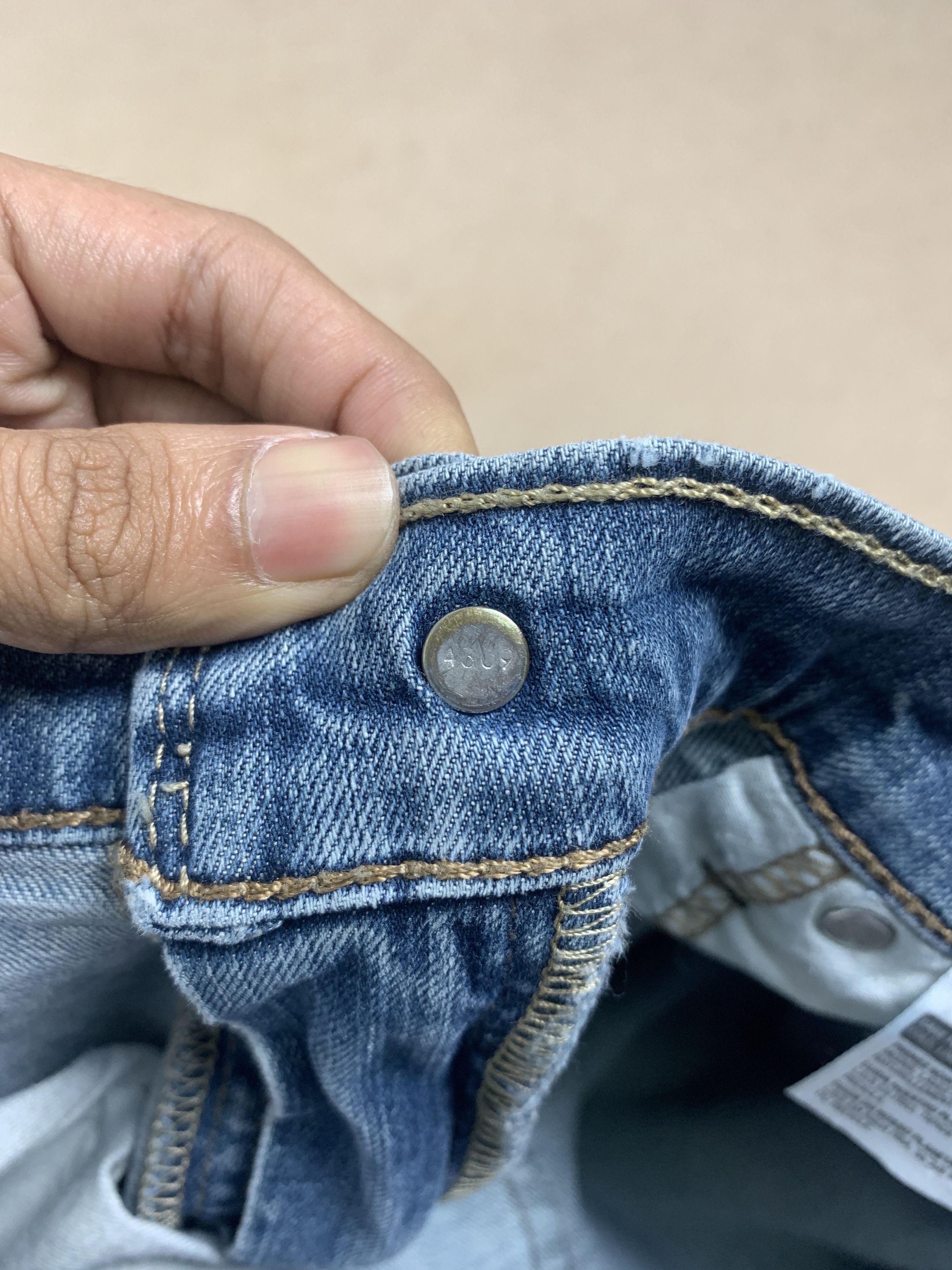 Levi's × Vintage Vintage Levis 559 Straight Cut Mid Blue Jeans Size US 36 / EU 52 - 16 Thumbnail